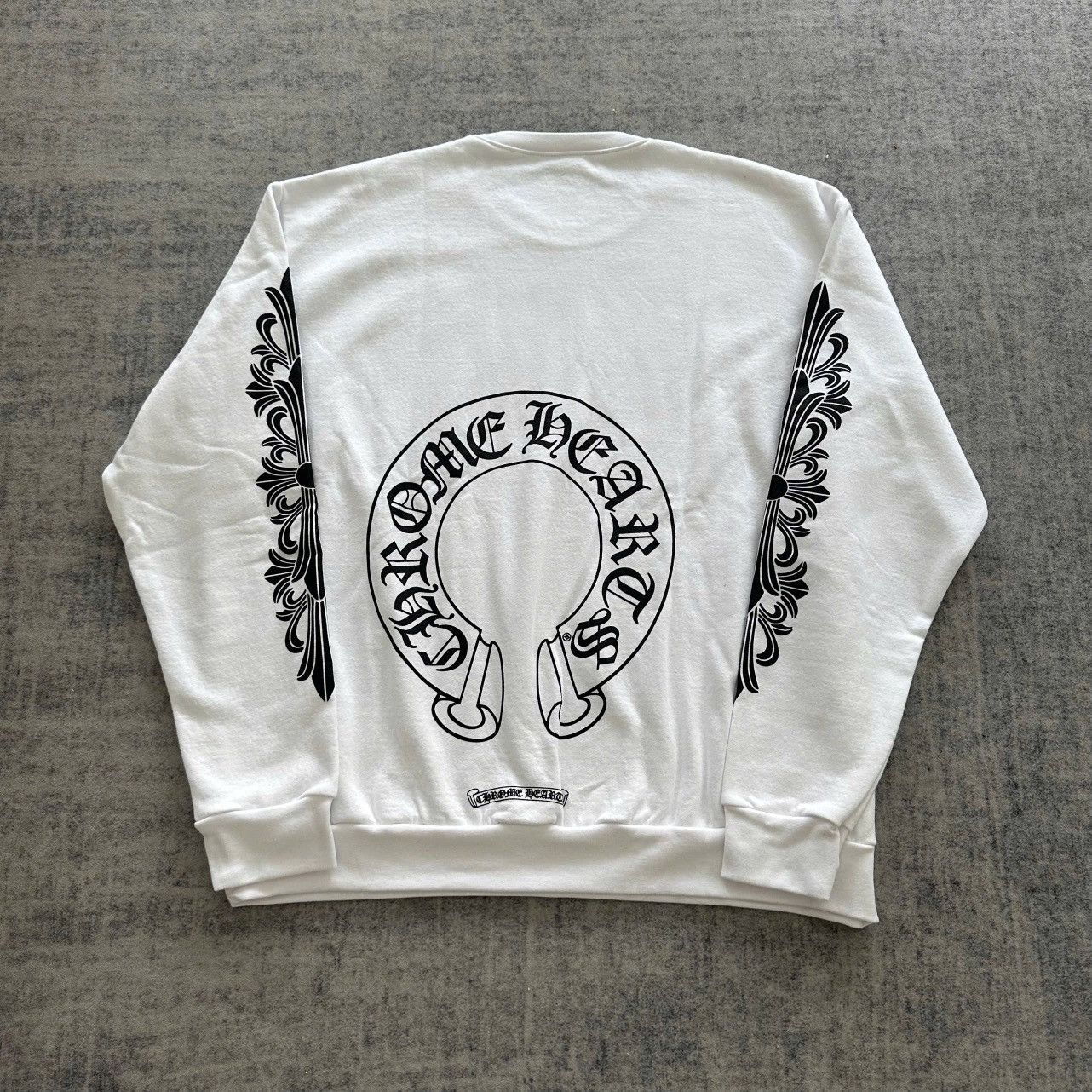 Chrome Hearts Chrome hearts Horse shoe sweater white Size US XL / EU 56 / 4 - 5 Thumbnail
