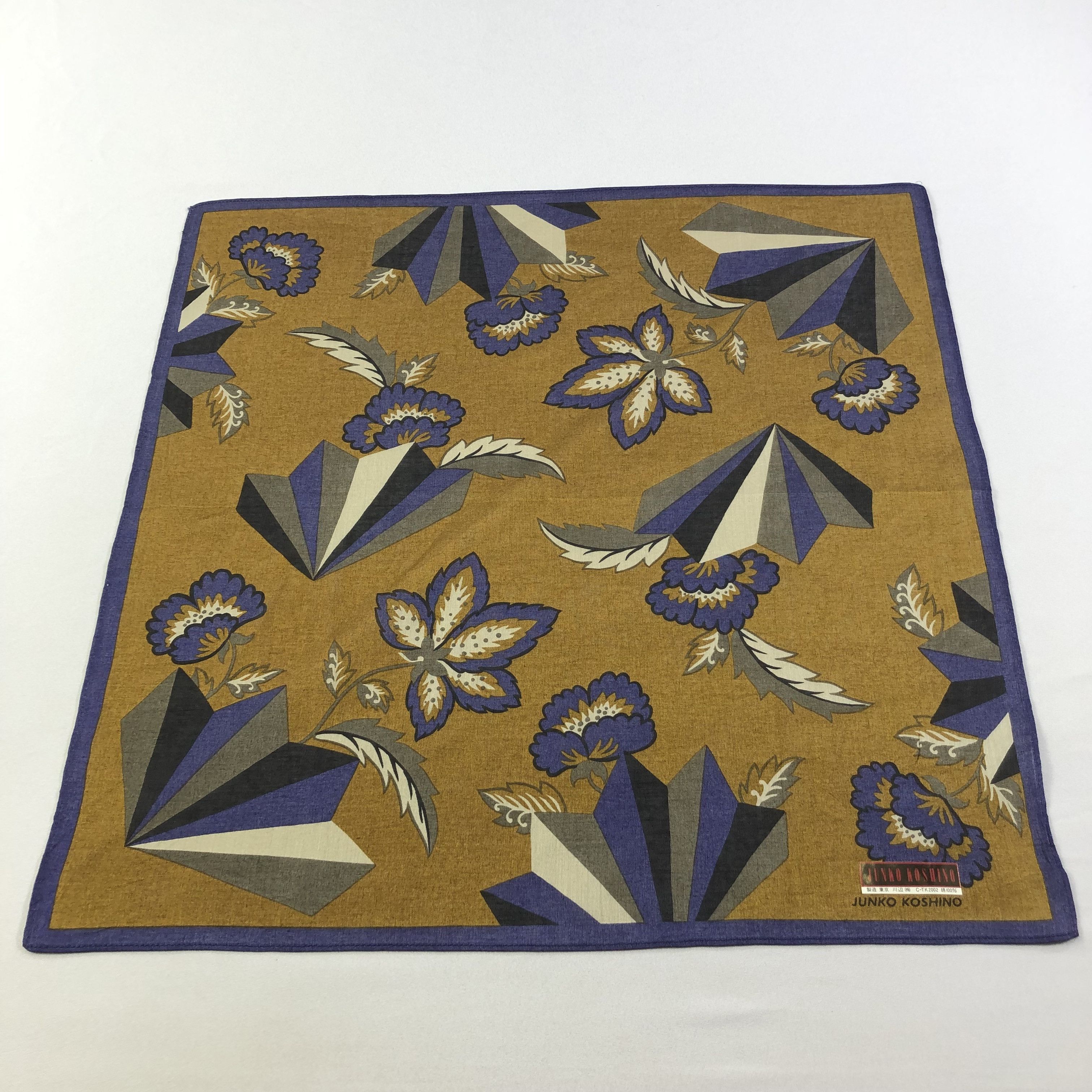 Japanese Brand × Mr. Junko × Vintage Junko Koshino Handkerchief Neckerchief Bandana H1556 Size ONE SIZE - 1 Thumbnail
