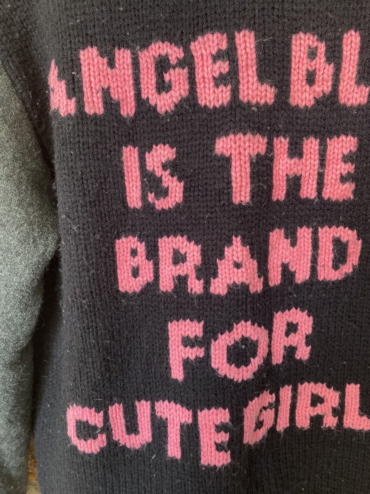 Angel Blue 1990s Angel Blue Knit patch Brand for cute girl Varsity Size M / US 6-8 / IT 42-44 - 13 Thumbnail