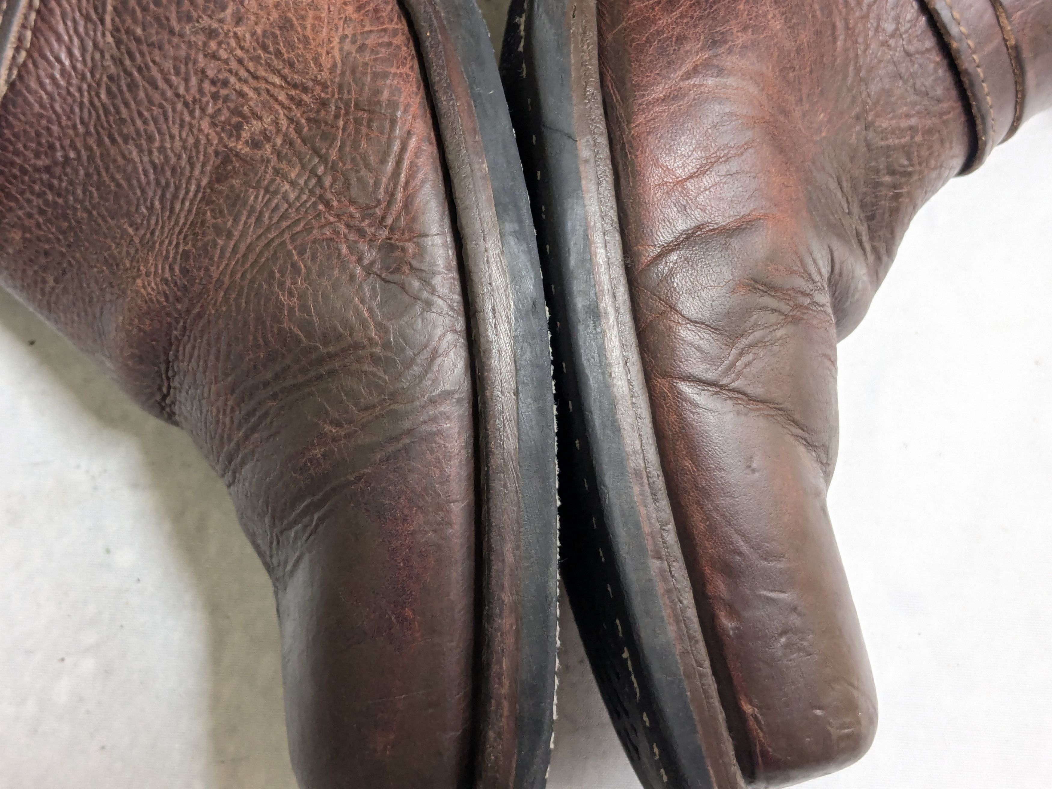 Frye Frye Harness Boots Brown Leather 11 M Buckle Size US 11 / EU 44 - 12 Thumbnail