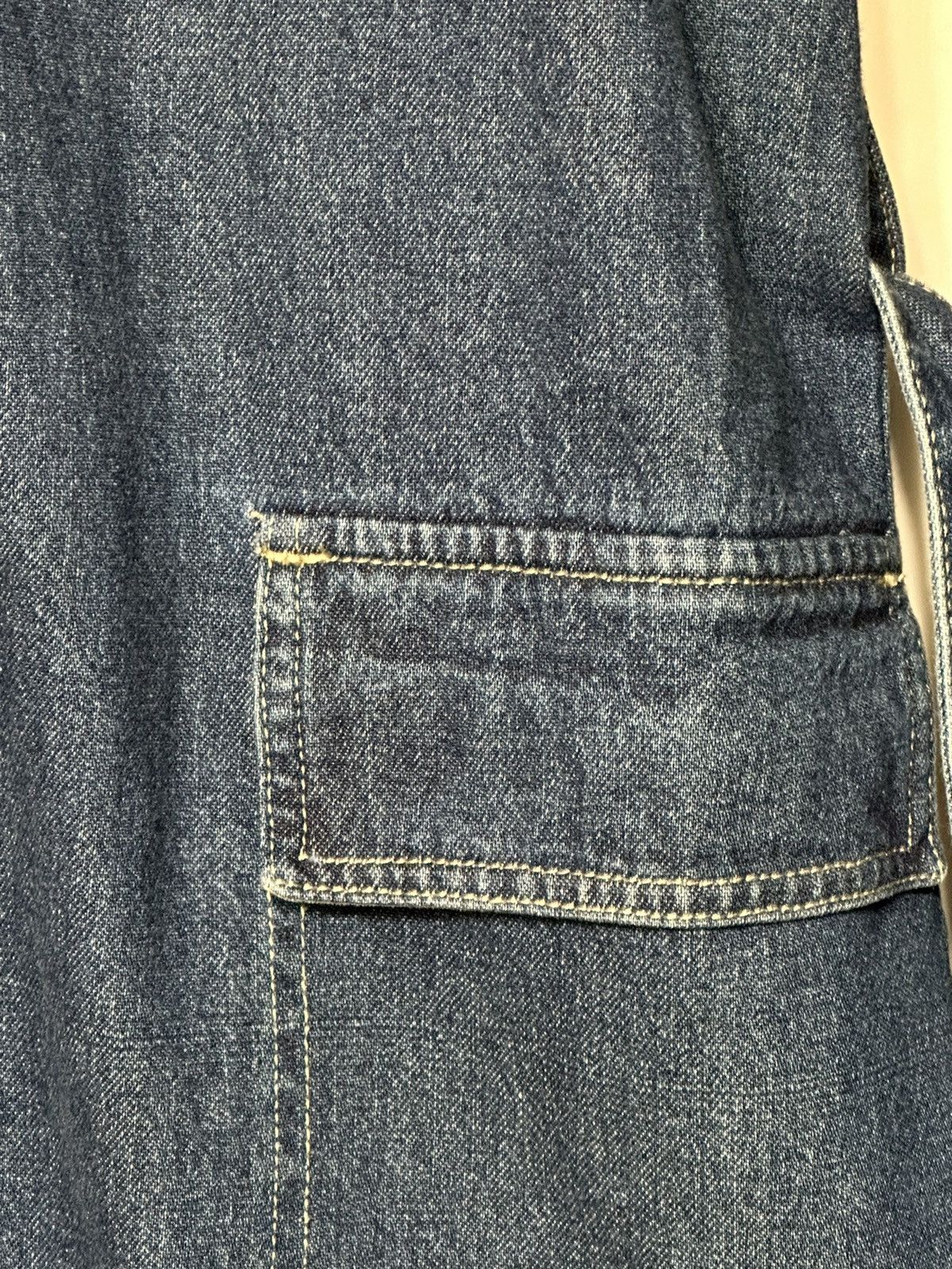 American Trench Billblass Jeans Denim Trench Coat Winter Jacket Long Sleeve Size M / US 6-8 / IT 42-44 - 6 Thumbnail