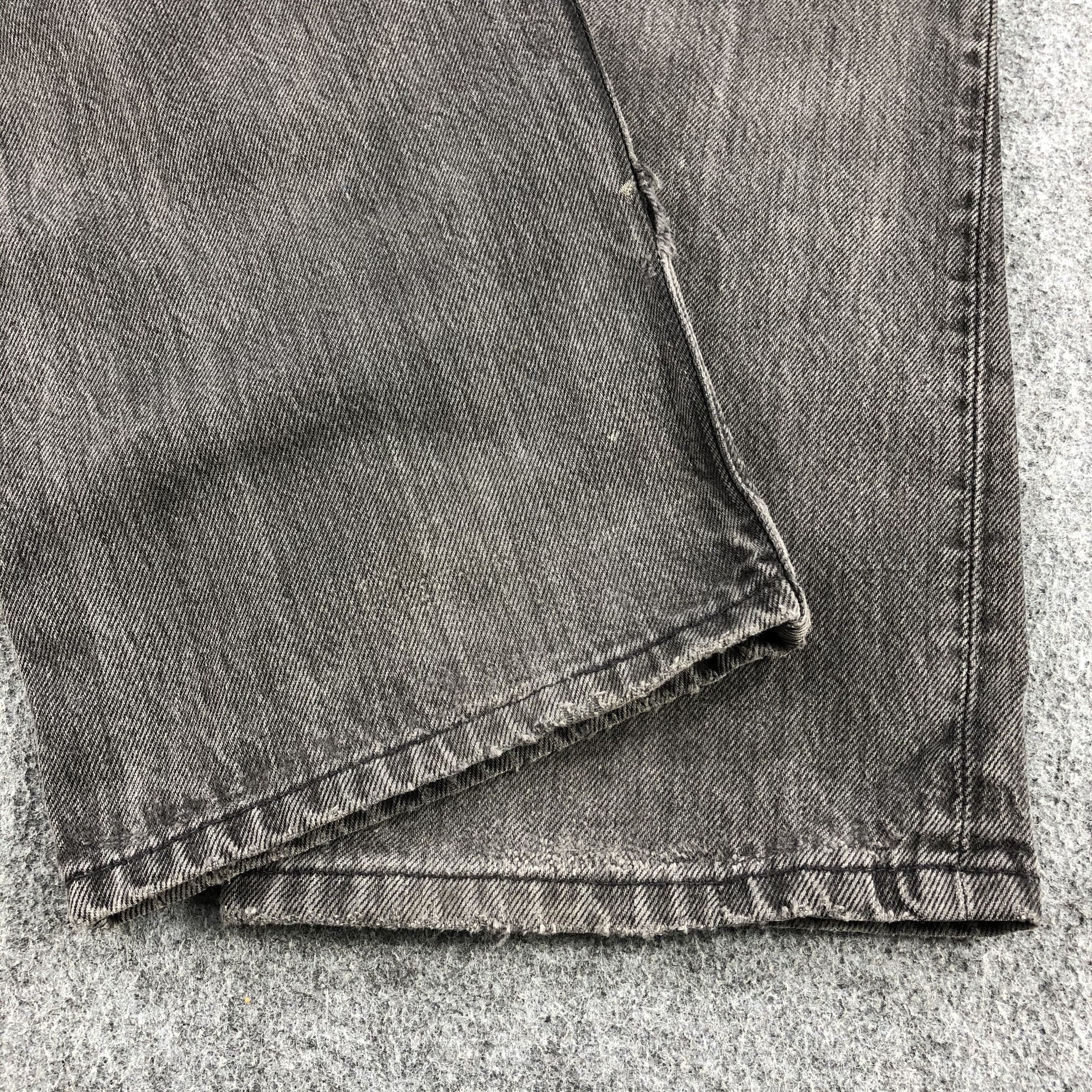 Levi's 90s Vintage Faded Black Levis 501 Jeans-J1448 Size US 34 / EU 50 - 6 Thumbnail