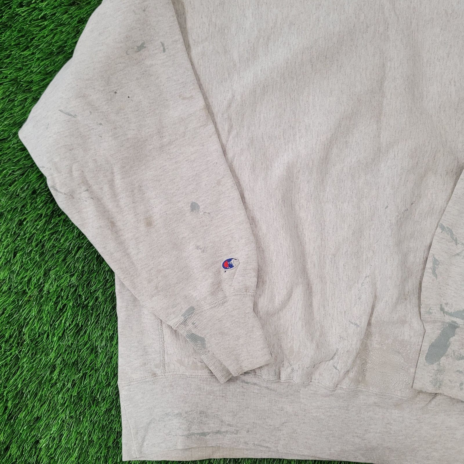Champion Vintage 80s Marquette Sweatshirt L/XL 23x24 Boxy Champion Size US XL / EU 56 / 4 - 20 Thumbnail