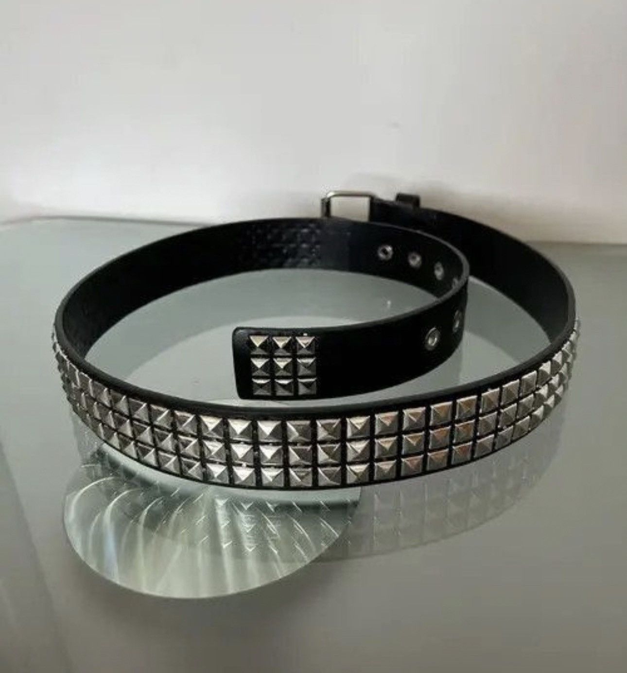 Japanese Brand Asaoka x Honda Pyramid Studded Belt (classic) Size ONE SIZE - 1 Thumbnail