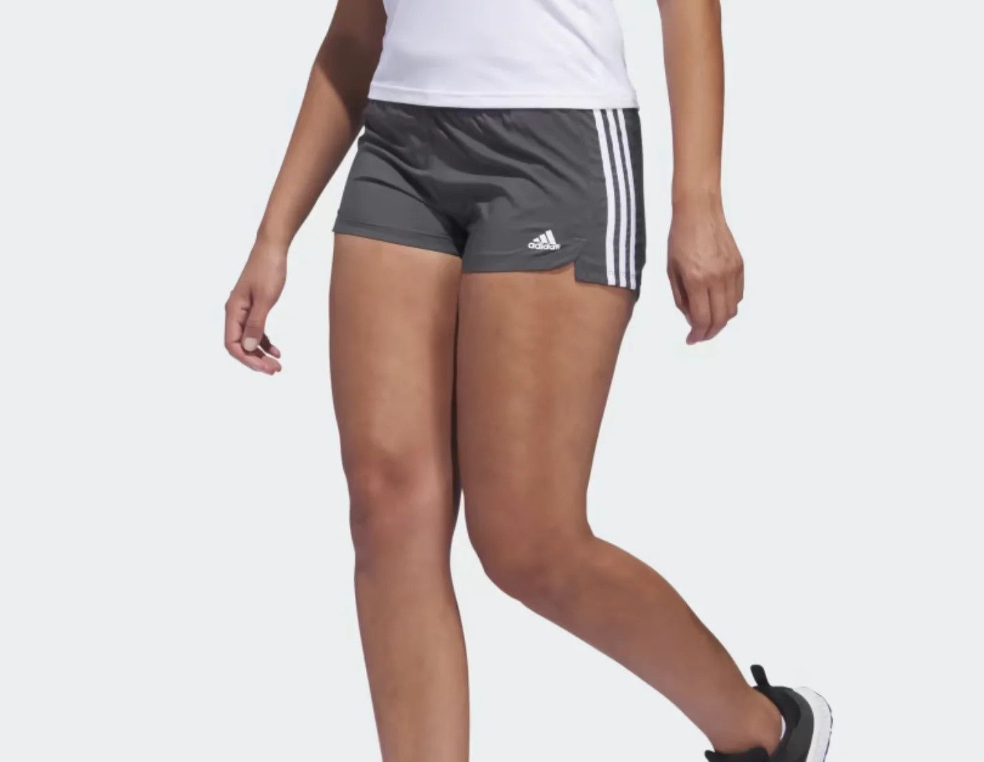 Adidas ADIDAS Women Gym & Training PACER 3-STRIPES WOVEN SHORTS S Size 27" / US 4 / IT 40 - 1 Thumbnail