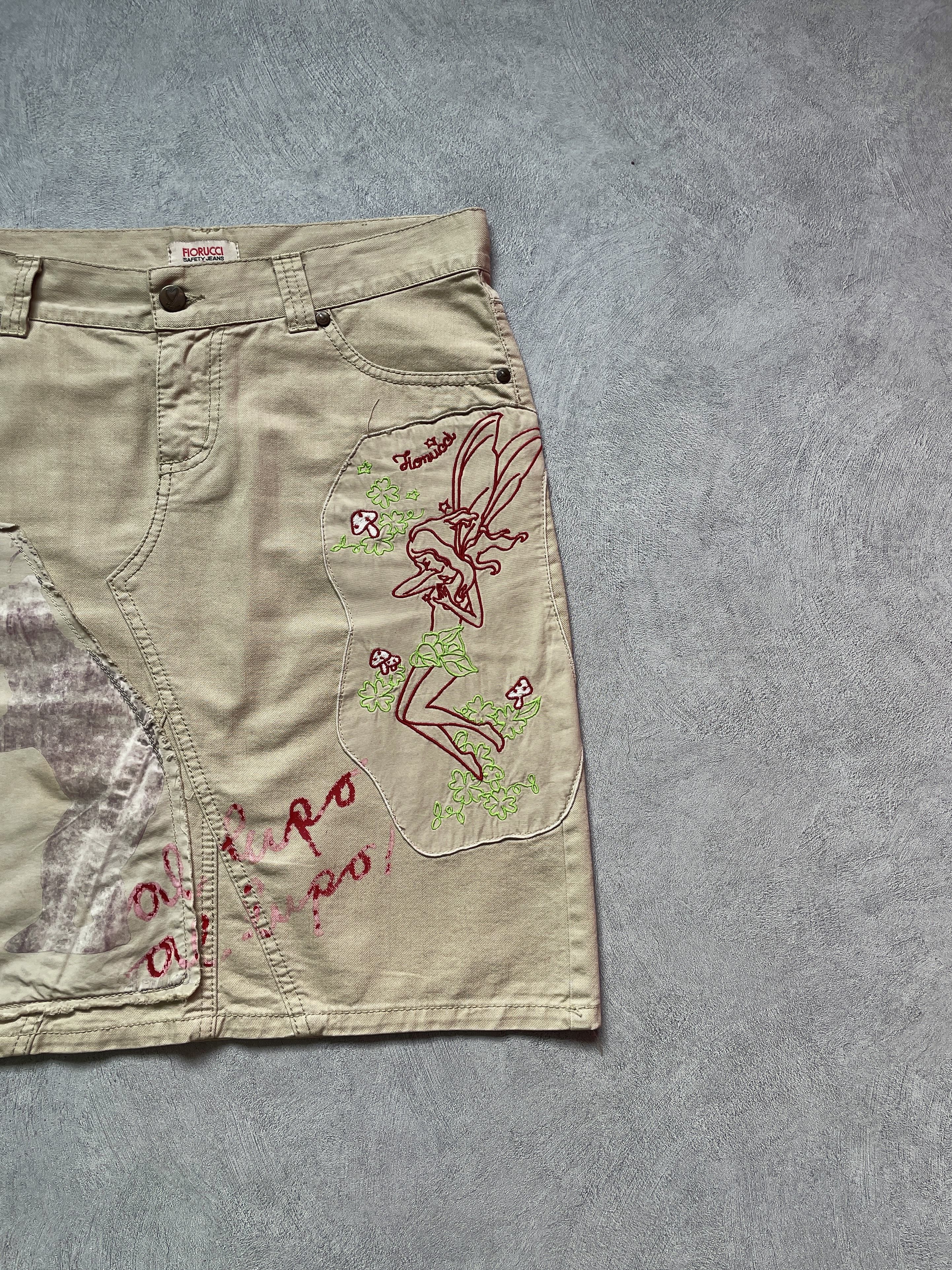 Fiorucci Fiorucci “Beware the Wolf” fairytale patches midi skirt. Size 27" / US 4 / IT 40 - 7 Thumbnail