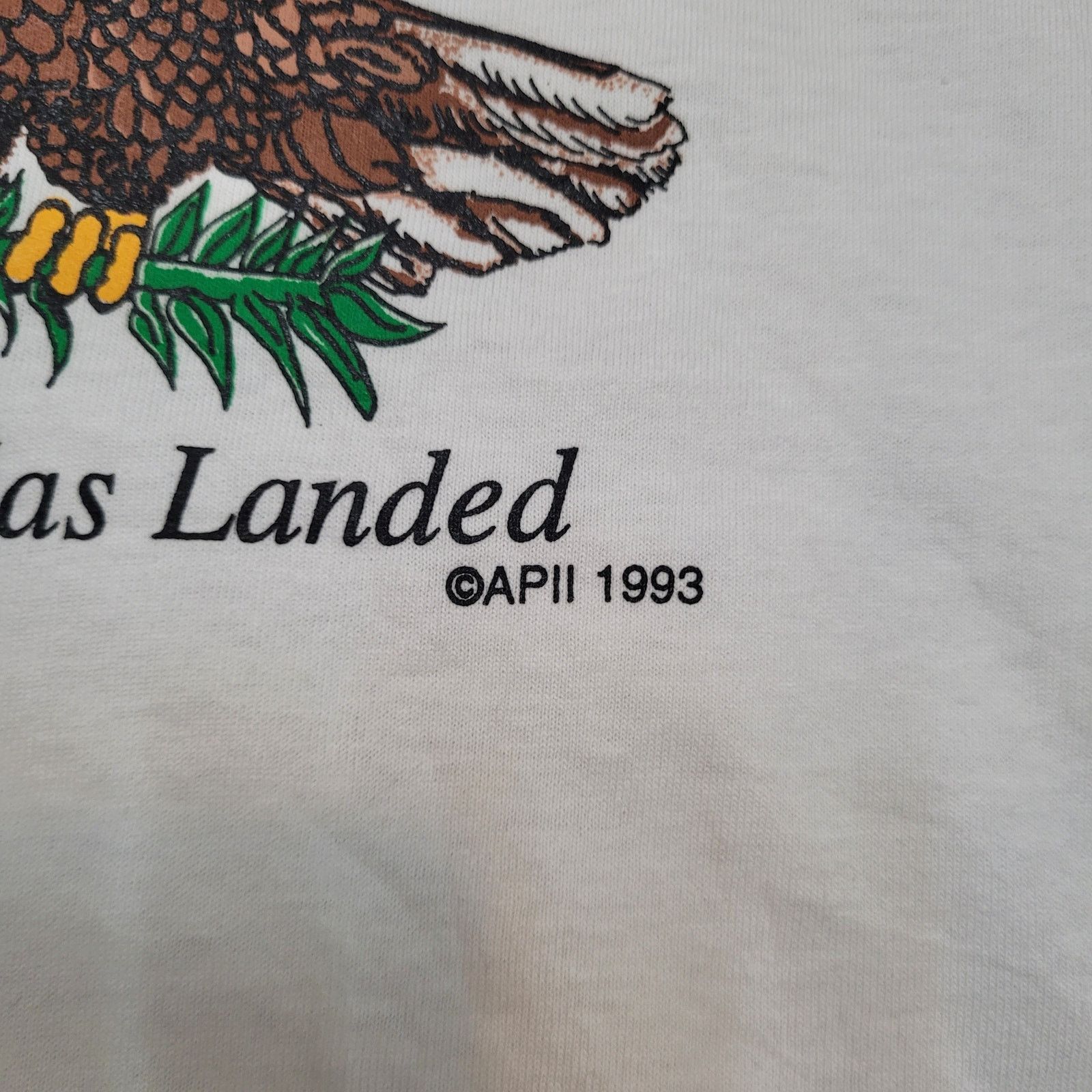 Hanes VTG1994 NASA Apollo II 25th Anniversary T-Shirt Mens XL USA Size US XL / EU 56 / 4 - 3 Thumbnail