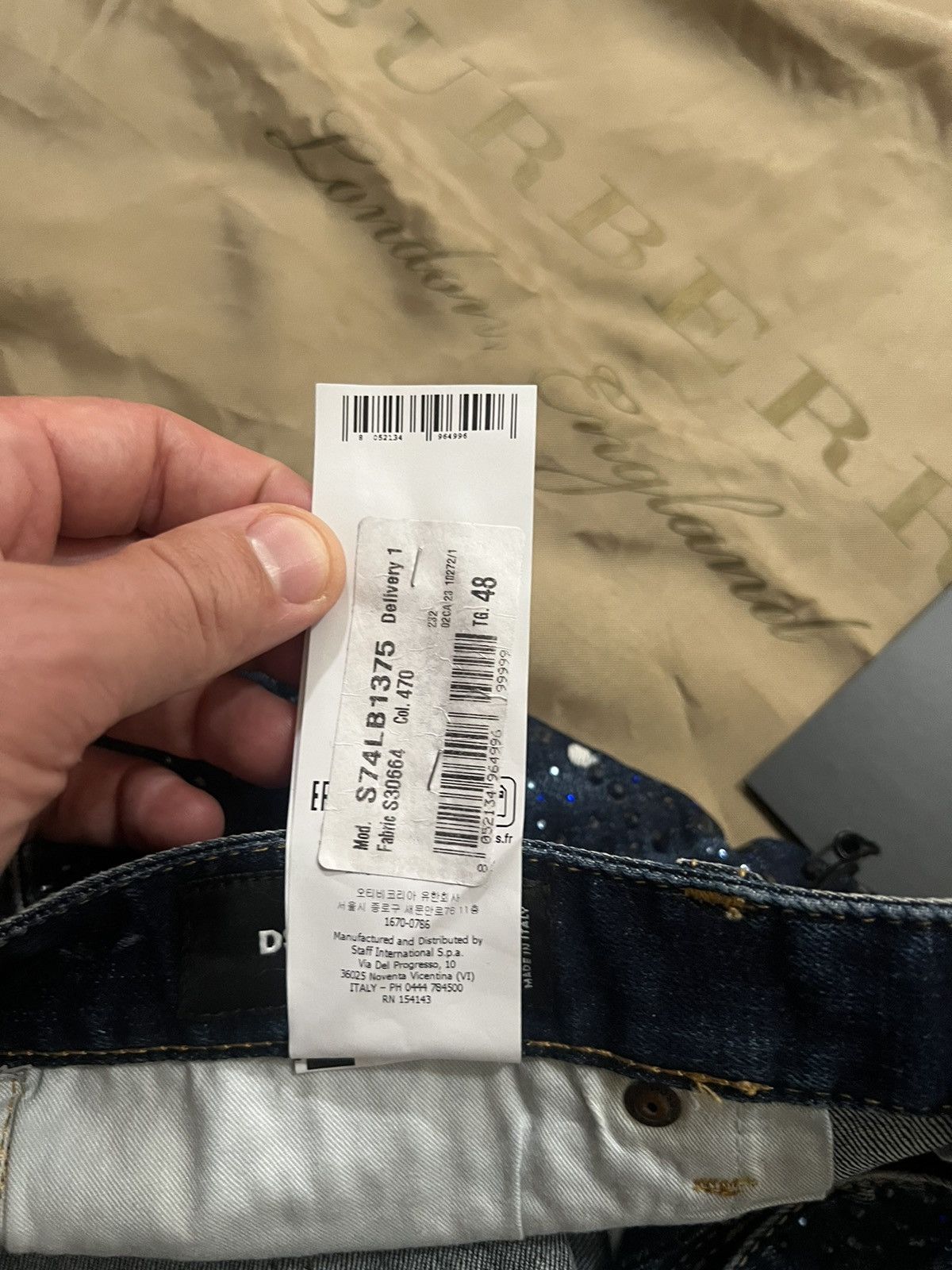 Dsquared2 Dsquared2 Men's Skater Rhinestone SkinnyJeans $3000 size 48 Size US 32 / EU 48 - 8 Thumbnail