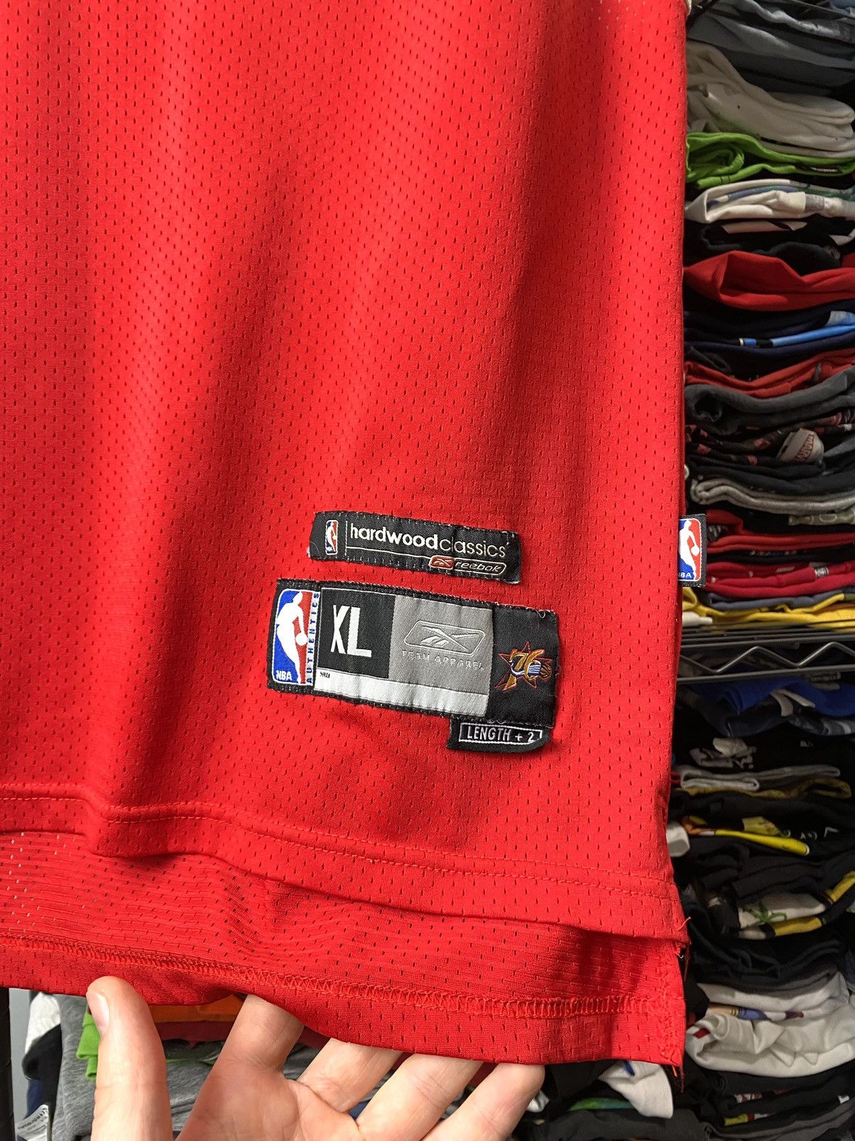 Reebok Reebok Phila Iverson NBA Basketball Jersey Hype Size US XL / EU 56 / 4 - 11 Thumbnail