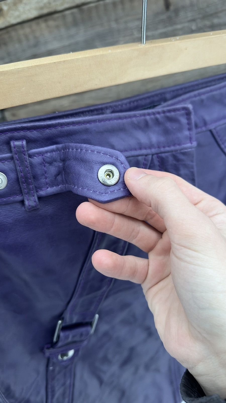 Versus Versace RARE Late Ittierre Era of Versus Versace (2005)Leather Skirt Size 26" / US 2 / IT 38 - 9 Thumbnail