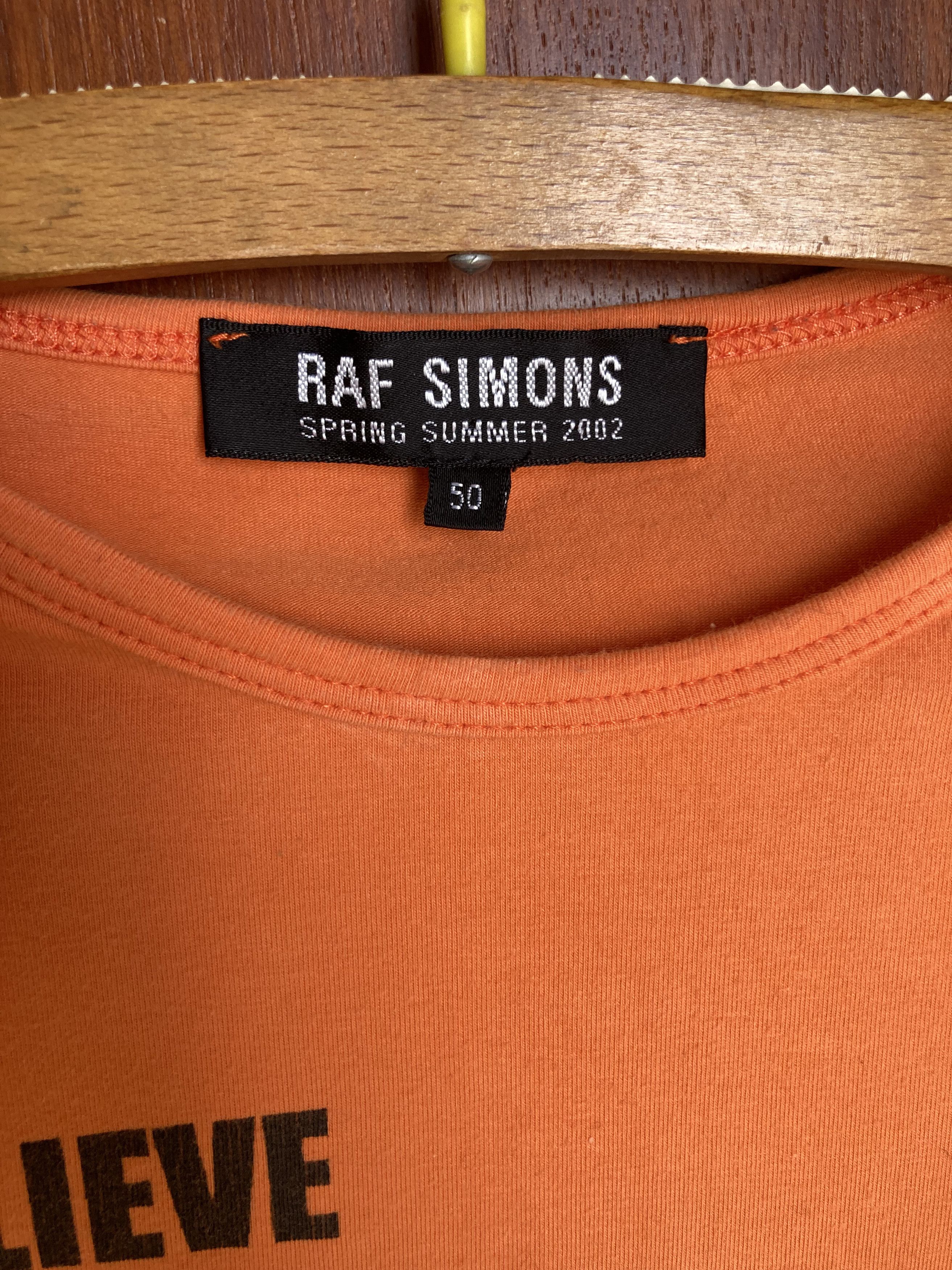 Raf Simons Raf Simons SS 2002 We Believe Top Size US S / EU 44-46 / 1 - 2 Thumbnail