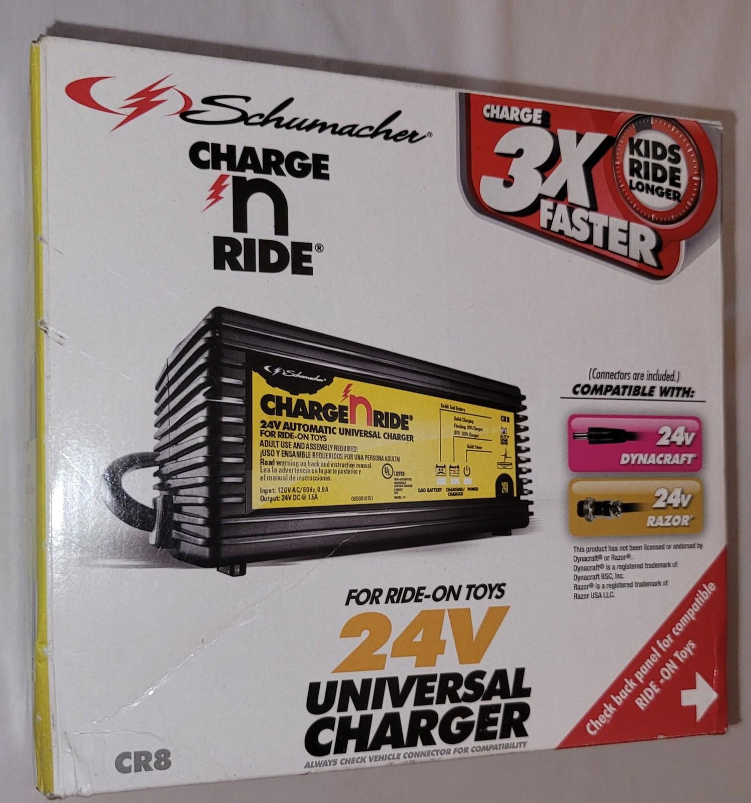 Designer Schumacher Charge N Ride 24v Universal Charger Size ONE SIZE - 1 Thumbnail