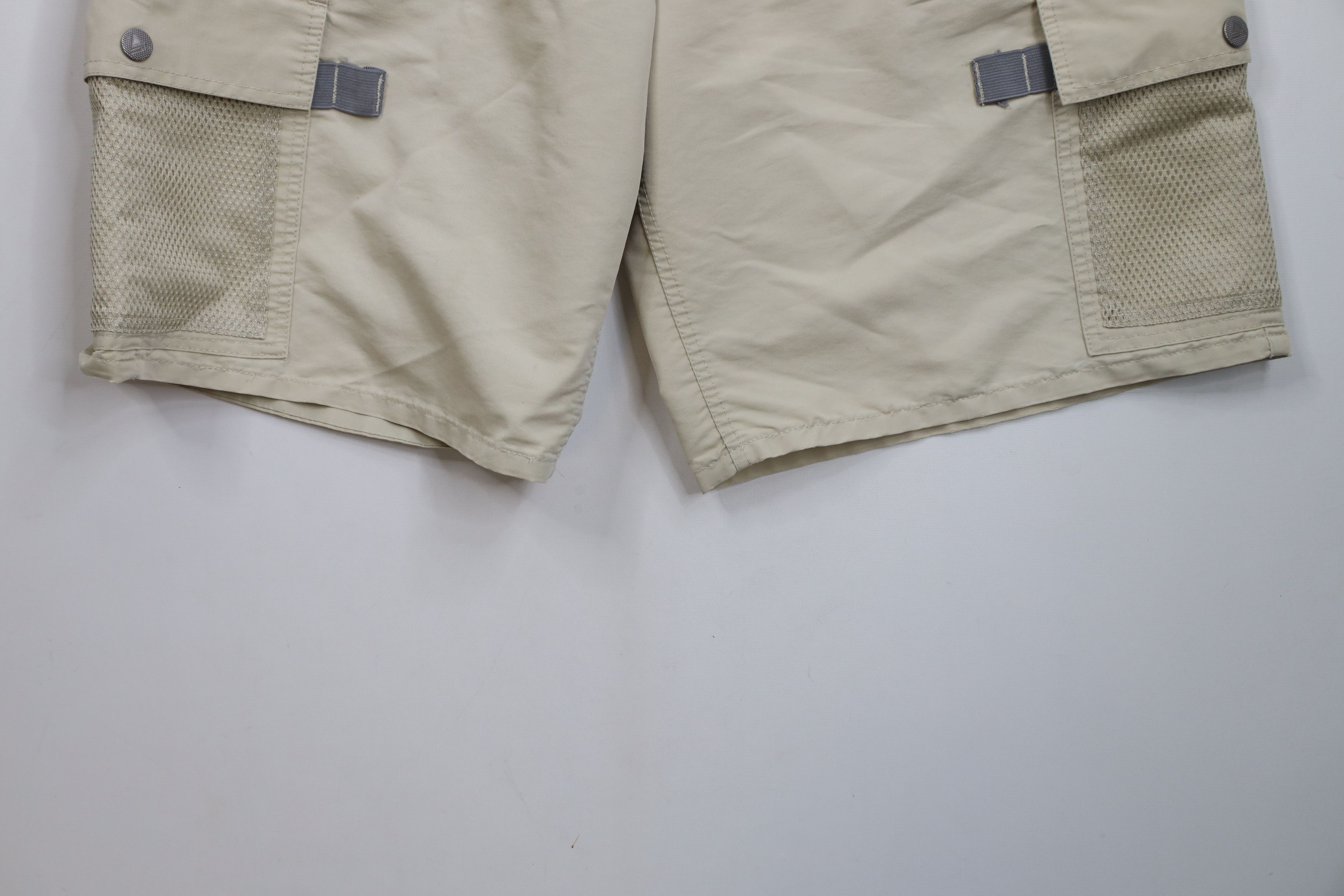Levi's × Vintage Vintage 90s Levis SilverTab Loose Fit Cargo Shorts Beige Size US 36 / EU 52 - 4 Thumbnail