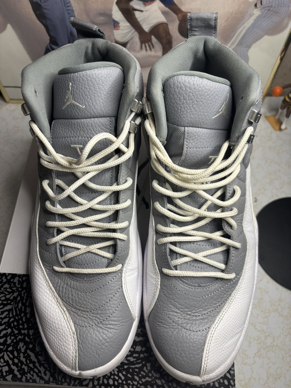 Jordan Brand Jordan Retro 12 ‘grey’ Size US 13 / EU 46 - 2 Thumbnail