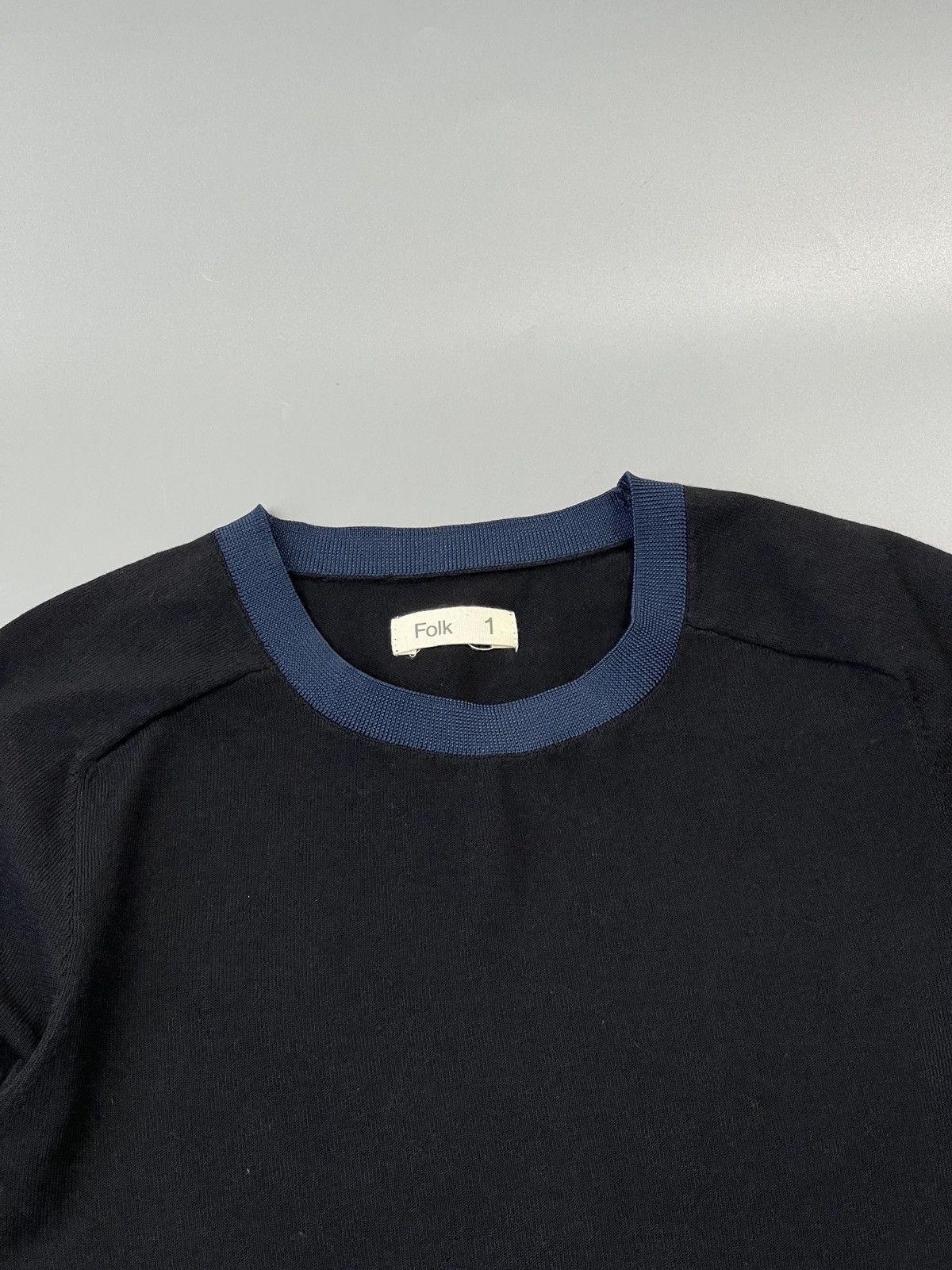 Folk Folk Cotton Nylon Crew Neck Sweater (Y0568) Size US S / EU 44-46 / 1 - 3 Thumbnail