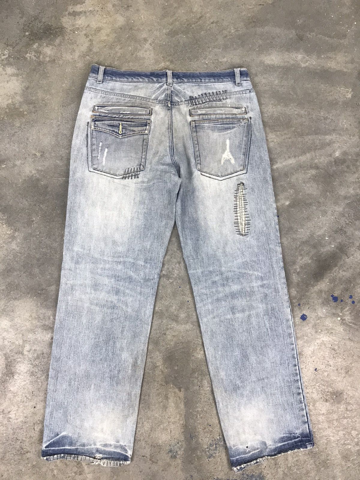 Vintage Vintage Massive Squad Distressed Denim Size US 36 / EU 52 - 6 Thumbnail