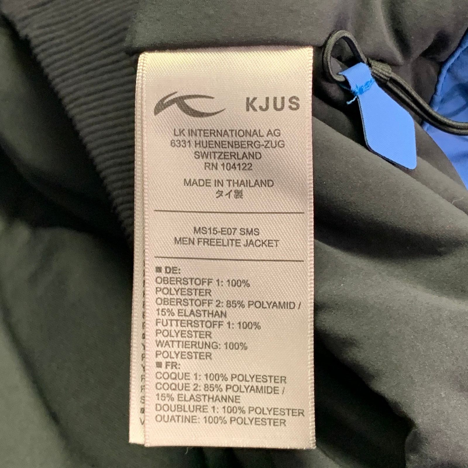 KJUS KJUS Size M Freelite Blue Chevron Polyester Ski Jacket Size US M / EU 48-50 / 2 - 12 Thumbnail