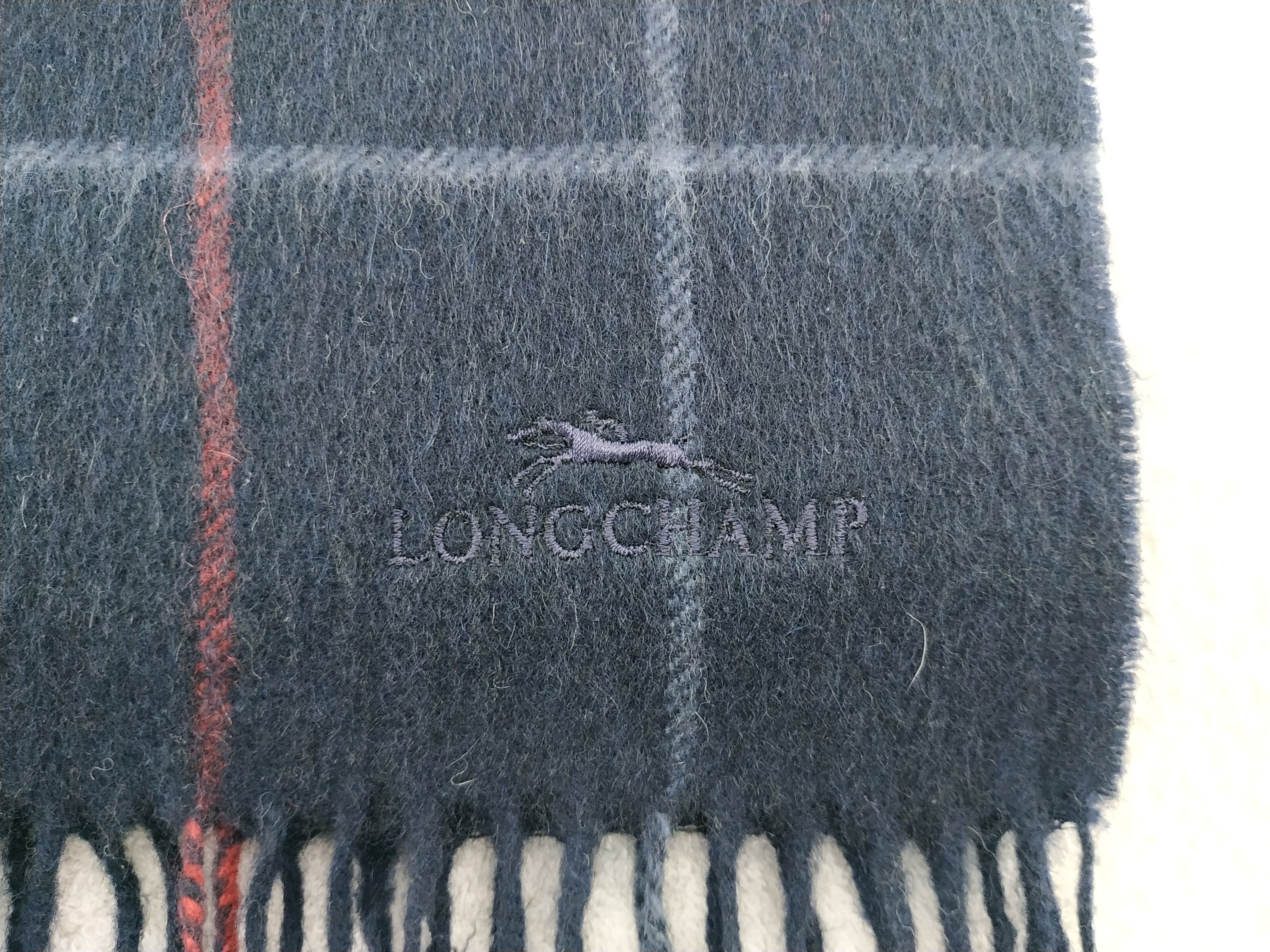 Longchamp Vintage Longchamp Scarf/Muffler/Neckwear MF332 Size ONE SIZE - 5 Thumbnail