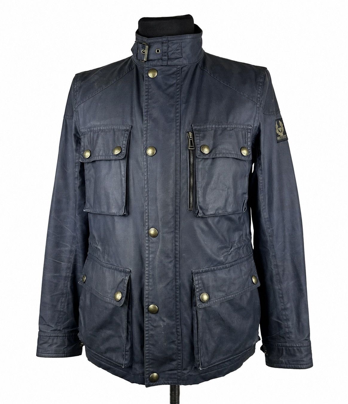 Belstaff BELSTAFF Fieldmaster Men's IT 48 Cotton Biker Field Jacket Size US M / EU 48-50 / 2 - 1 Thumbnail