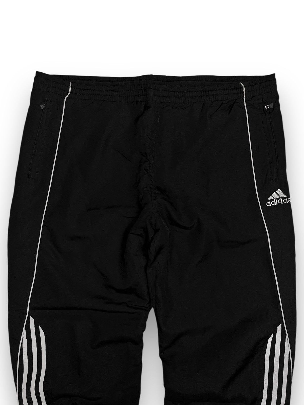 Adidas 90s Adidas 3-Stripes Vintage Track Pants Baggy Fit Size US 43 - 2 Thumbnail