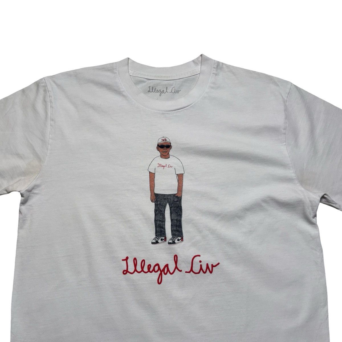 Other Illegal Civilization Alex Midler Large White Skater T Shirt Size US L / EU 52-54 / 3 - 2 Thumbnail