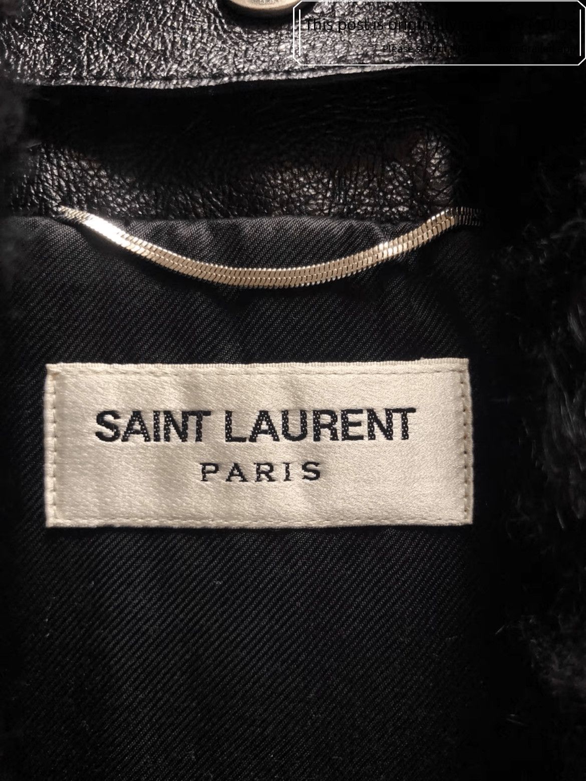 Saint Laurent Paris Sz 46 Saint Laurent Paris Heaven Stitches Leather Coat Size US S / EU 44-46 / 1 - 6 Thumbnail