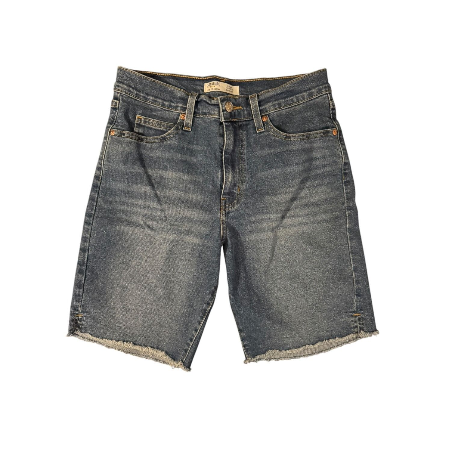 Levi's Levi's Signature Bermuda Shorts – Distressed Cut-Off Size 4 Size 27" / US 4 / IT 40 - 1 Thumbnail