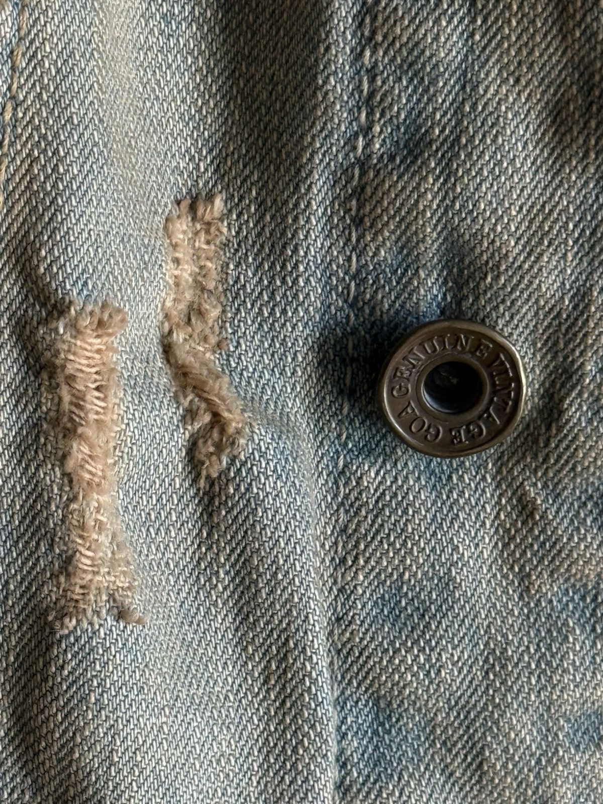 If Six Was Nine GOA WASHED DENIM JACKET Size US M / EU 48-50 / 2 - 6 Thumbnail