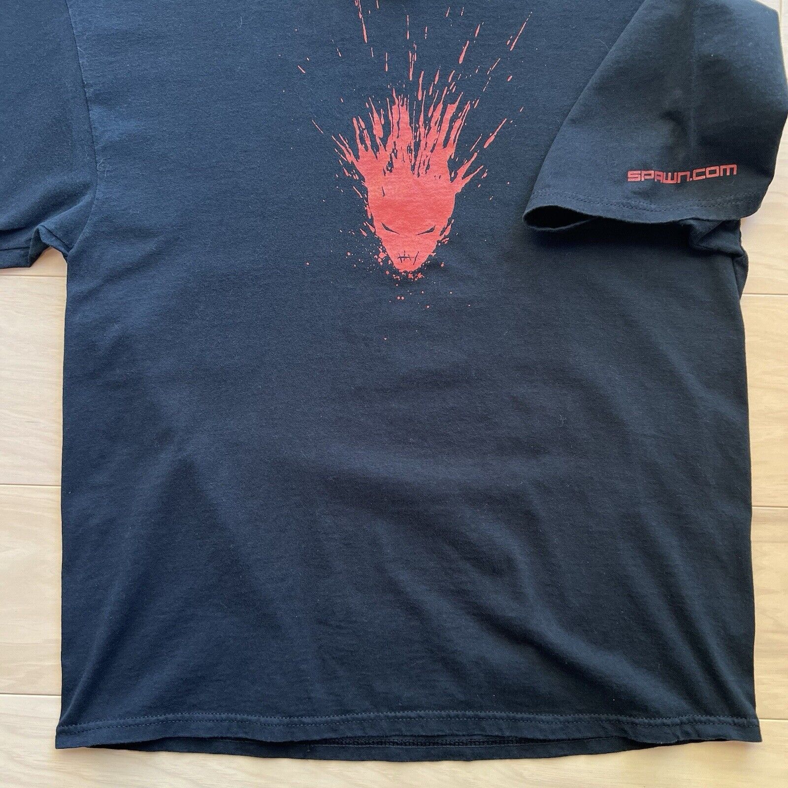 Vintage Vintage Spawn Shirt XL Black 90s Horror Comics Mcfarlane Size US XL / EU 56 / 4 - 4 Thumbnail