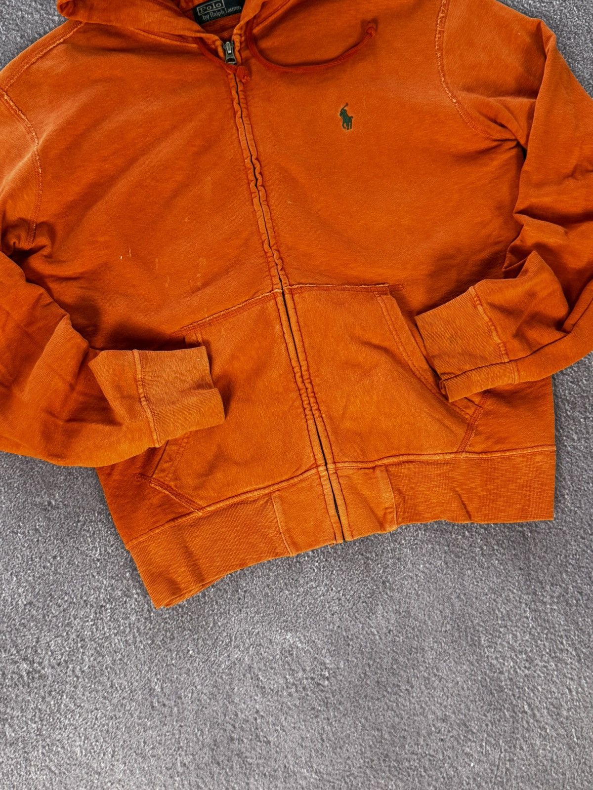 Polo Ralph Lauren Ralph Lauren Polo Orange Full Zip Hoodie Size US L / EU 52-54 / 3 - 6 Thumbnail