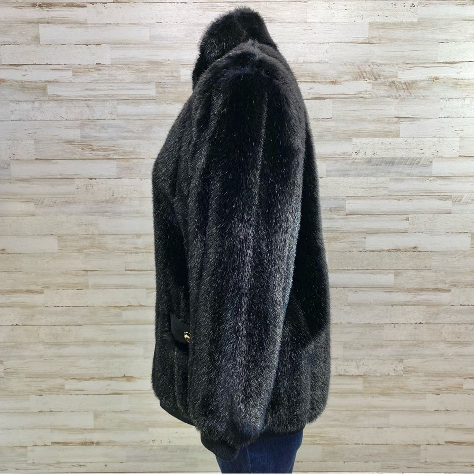 St. John St. John Collection by Marie Gray Faux Fur Jacket Vest XS Size XS / US 0-2 / IT 36-38 - 10 Thumbnail