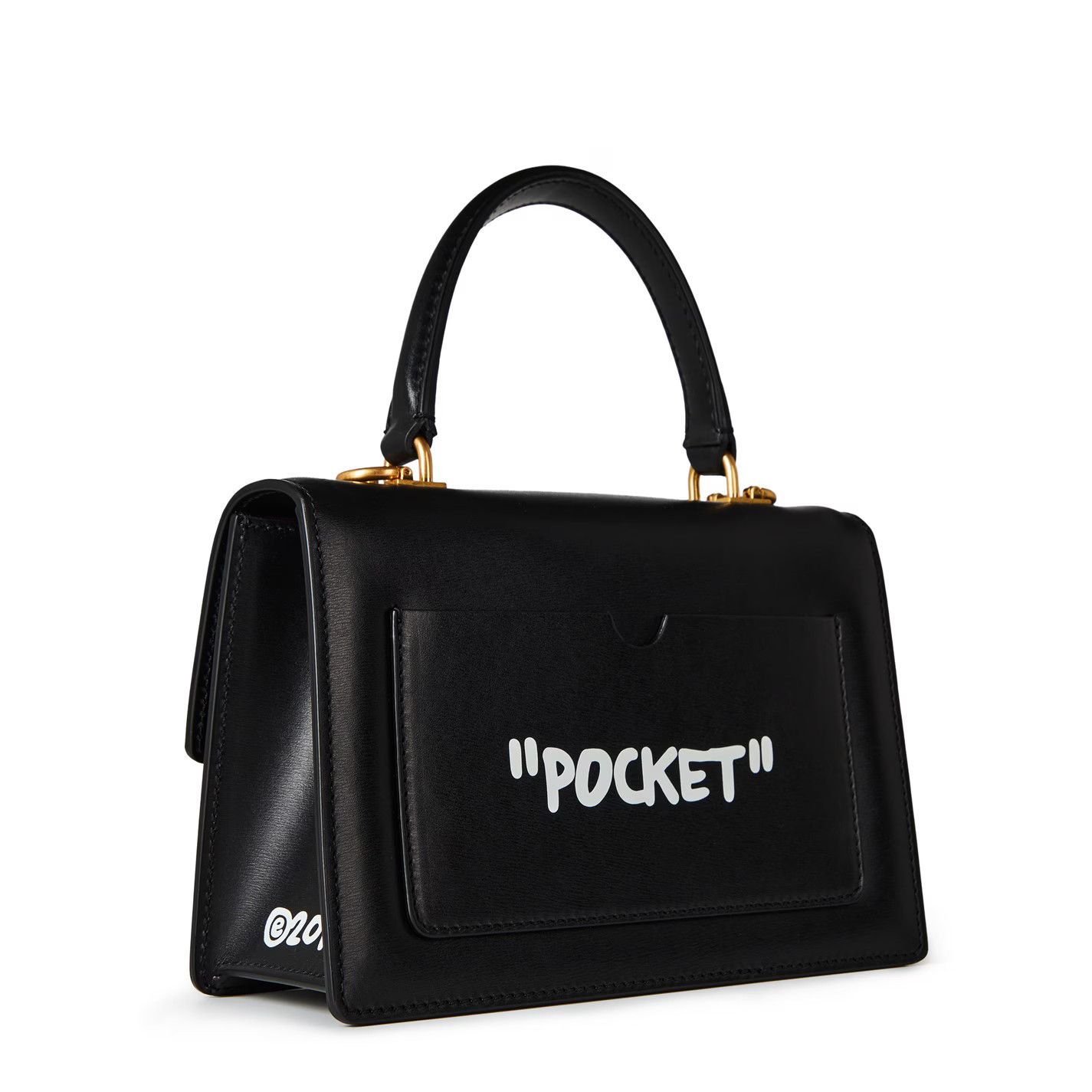 Off-White o1g2r1mq1224 Size: OS / Jitney-28 Top Hand Bag in Black Size ONE SIZE - 2 Thumbnail