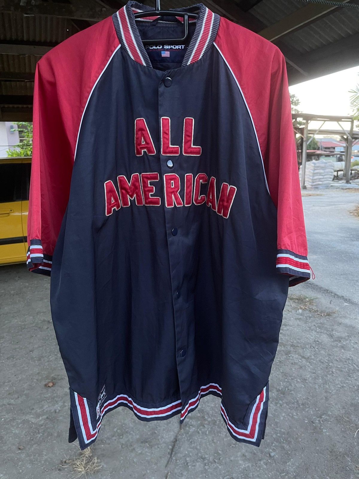 Polo Ralph Lauren Vintage 1990s Polo Sport Ralph Lauren All American Baseball Size US XL / EU 56 / 4 - 1 Thumbnail