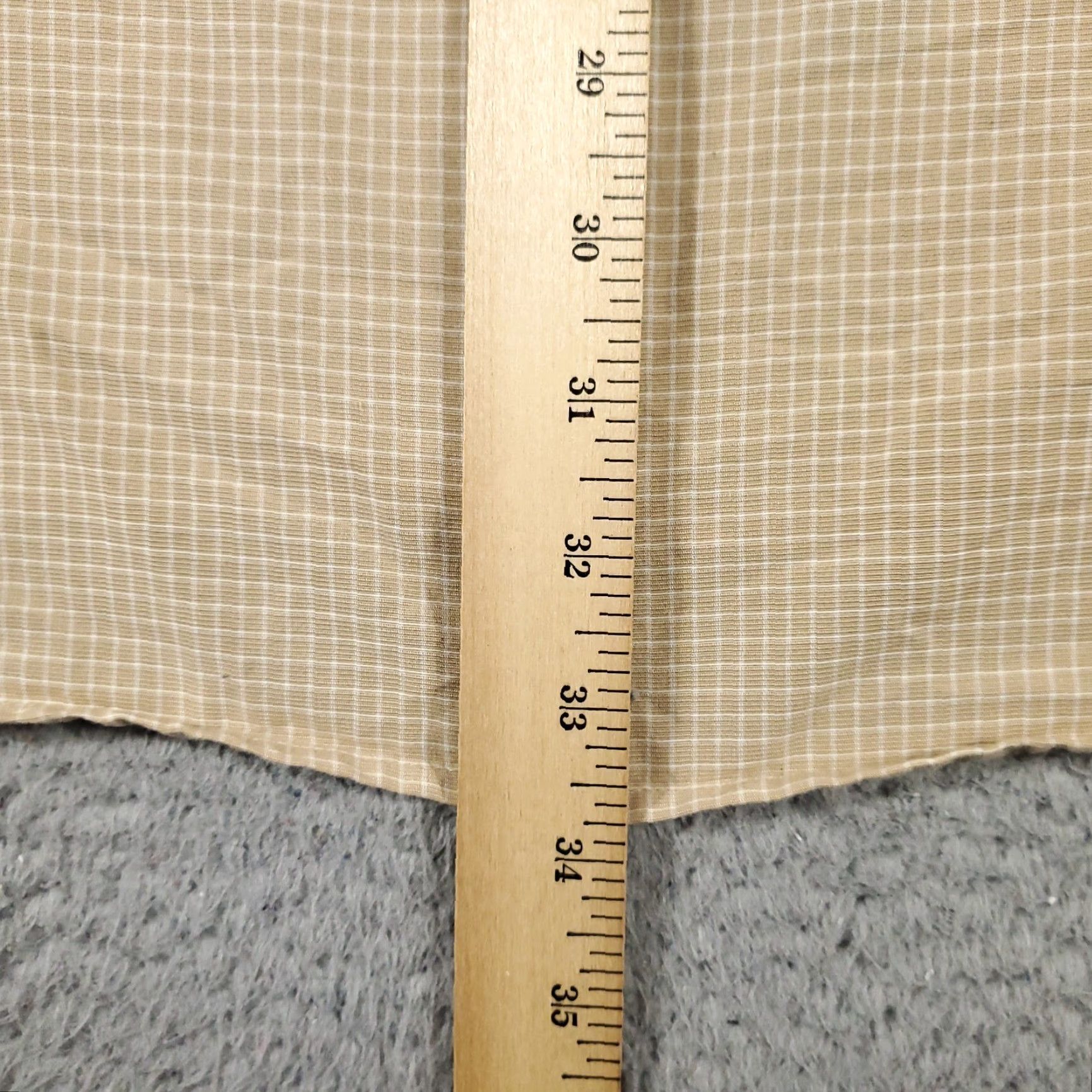 Tommy Hilfiger Tommy Hilfiger Shirt Mens XL Beige Check Button-Up Long Sleeve Casual Mens Size US XL / EU 56 / 4 - 4 Thumbnail