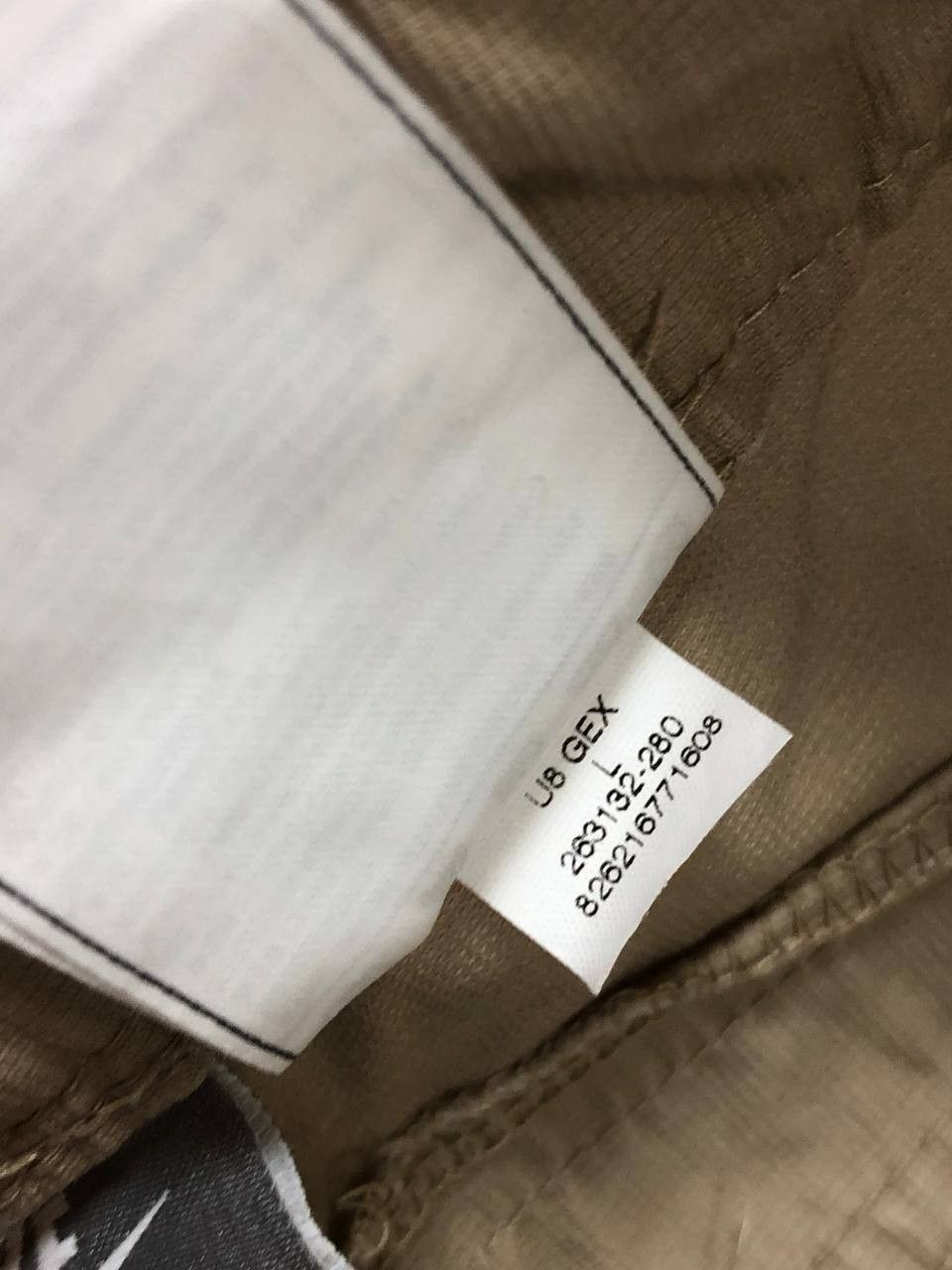 Nike NIKE Y2K beige denim shorts Vintage size L streetwear Size US 34 / EU 50 - 5 Thumbnail