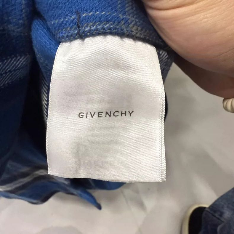Givenchy Givenchy Gingham collar single-breasted long sleeve casual Size US M / EU 48-50 / 2 - 5 Thumbnail