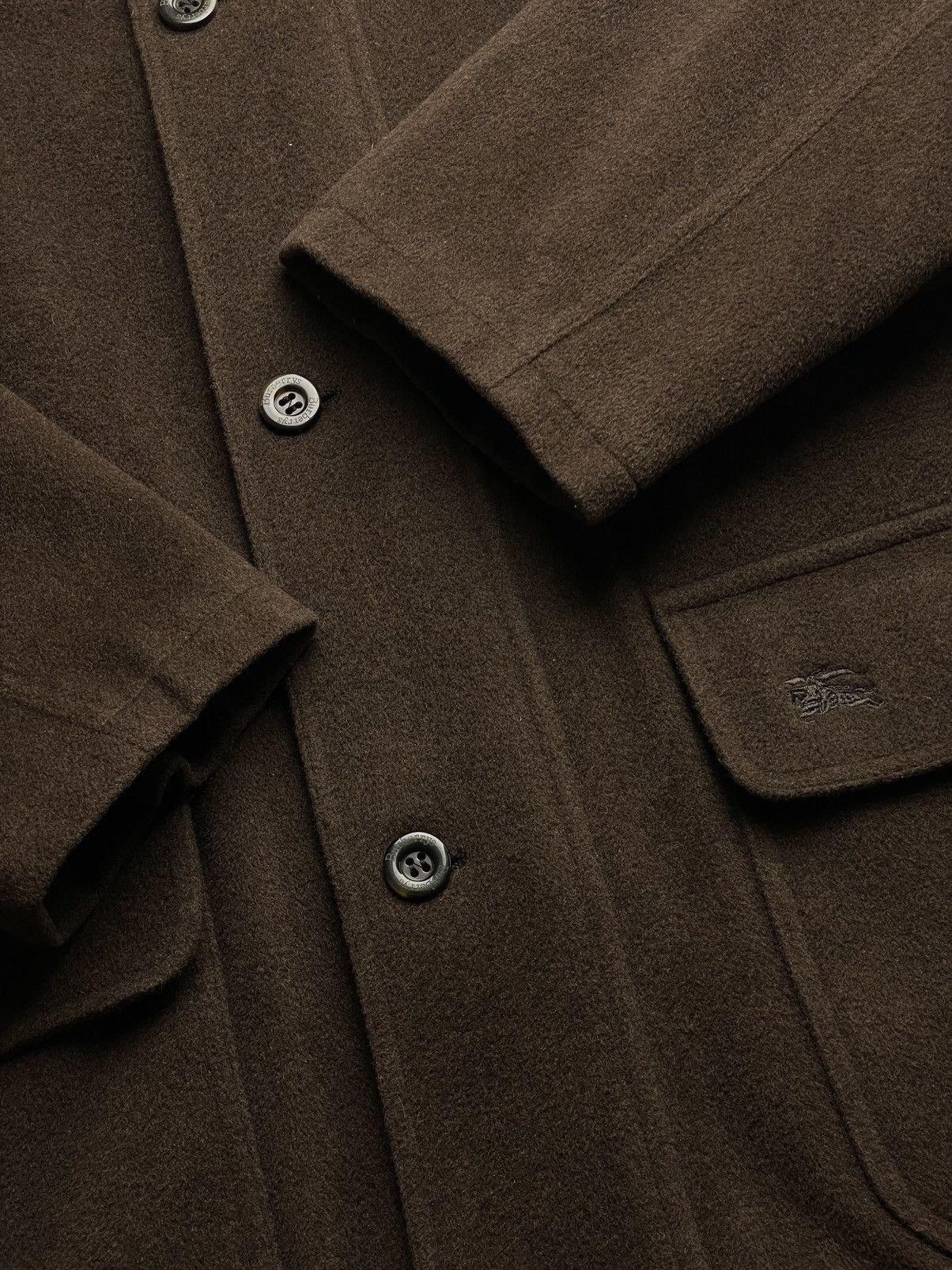 Burberry Vintage BURBERRY’S Brown Wool Coat Size US L / EU 52-54 / 3 - 7 Thumbnail