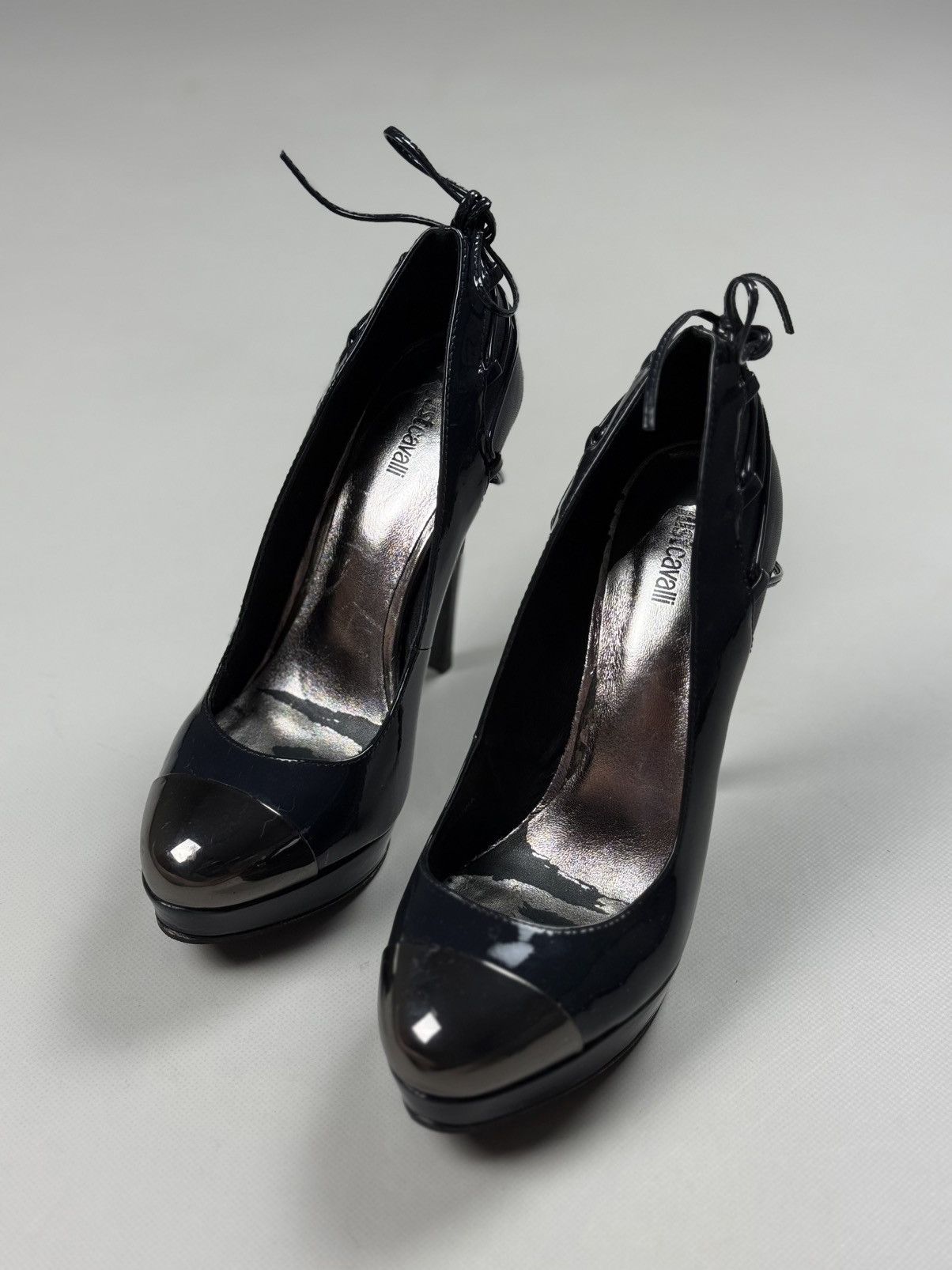 Just Cavalli Roberto Just Cavalli Ladies Pump Heels Patent Leather Size US 8 / IT 38 - 1 Thumbnail