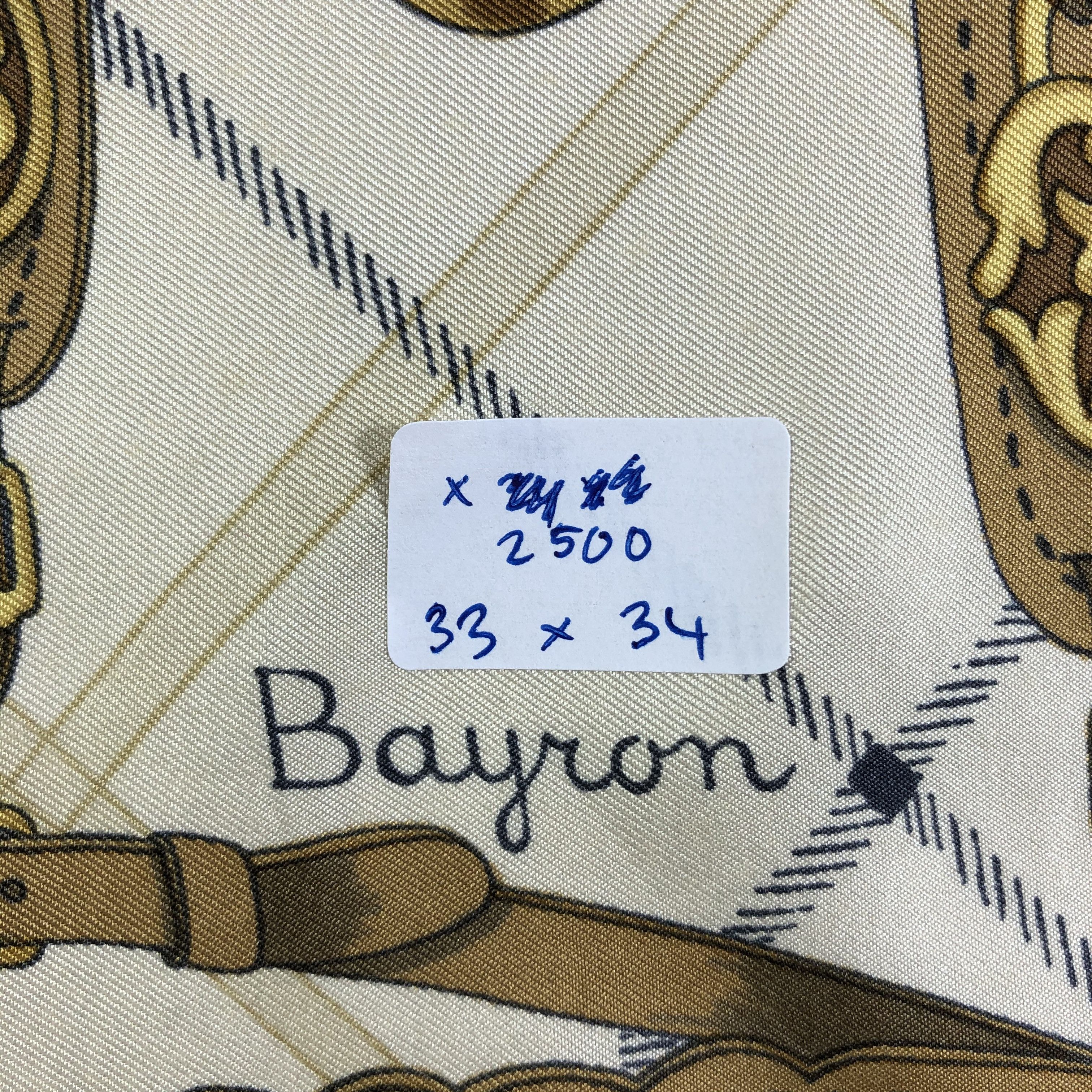 Vintage Vintage Bayron Silk Scarf Size ONE SIZE - 5 Thumbnail