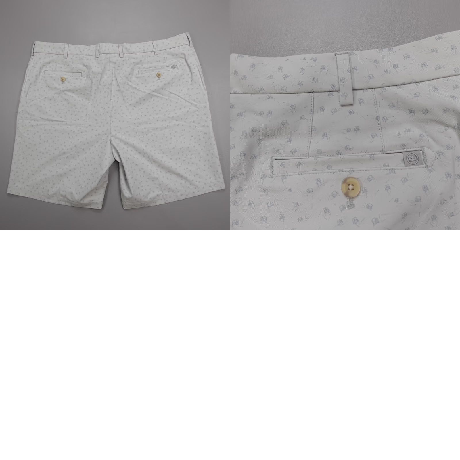 Peter Millar Peter Millar Crown Sport Salem Golf Cart Performance Shorts Gray Men 42 Bermuda Moisture Wicking Pockets Inseam 9 in Regular Size 42 Carssume? Size US 42 / EU 58 - 8 Thumbnail