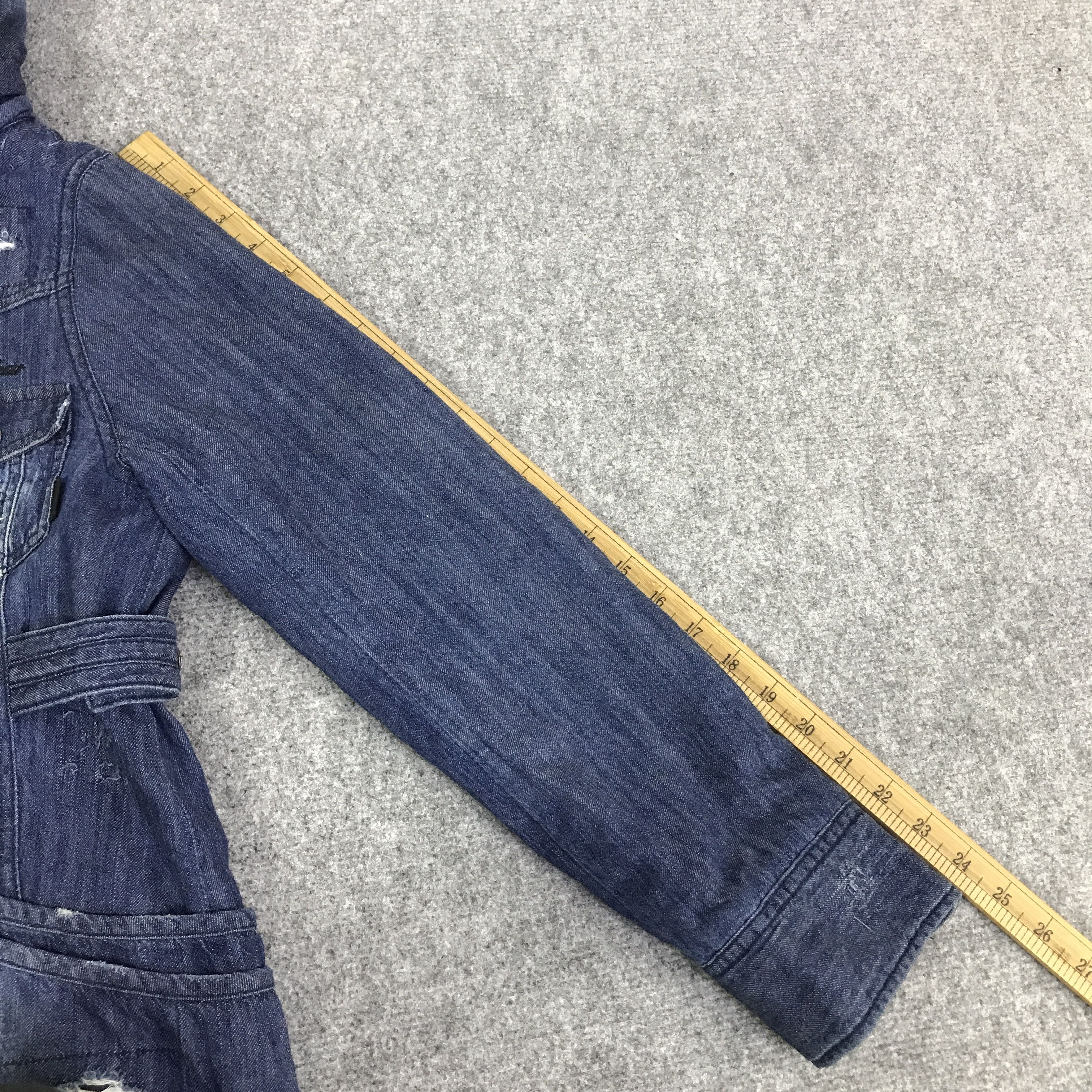 If Six Was Nine BLACEDEAR DISTREES STYLE PUNK JACKET K53B24 Size US S / EU 44-46 / 1 - 6 Thumbnail