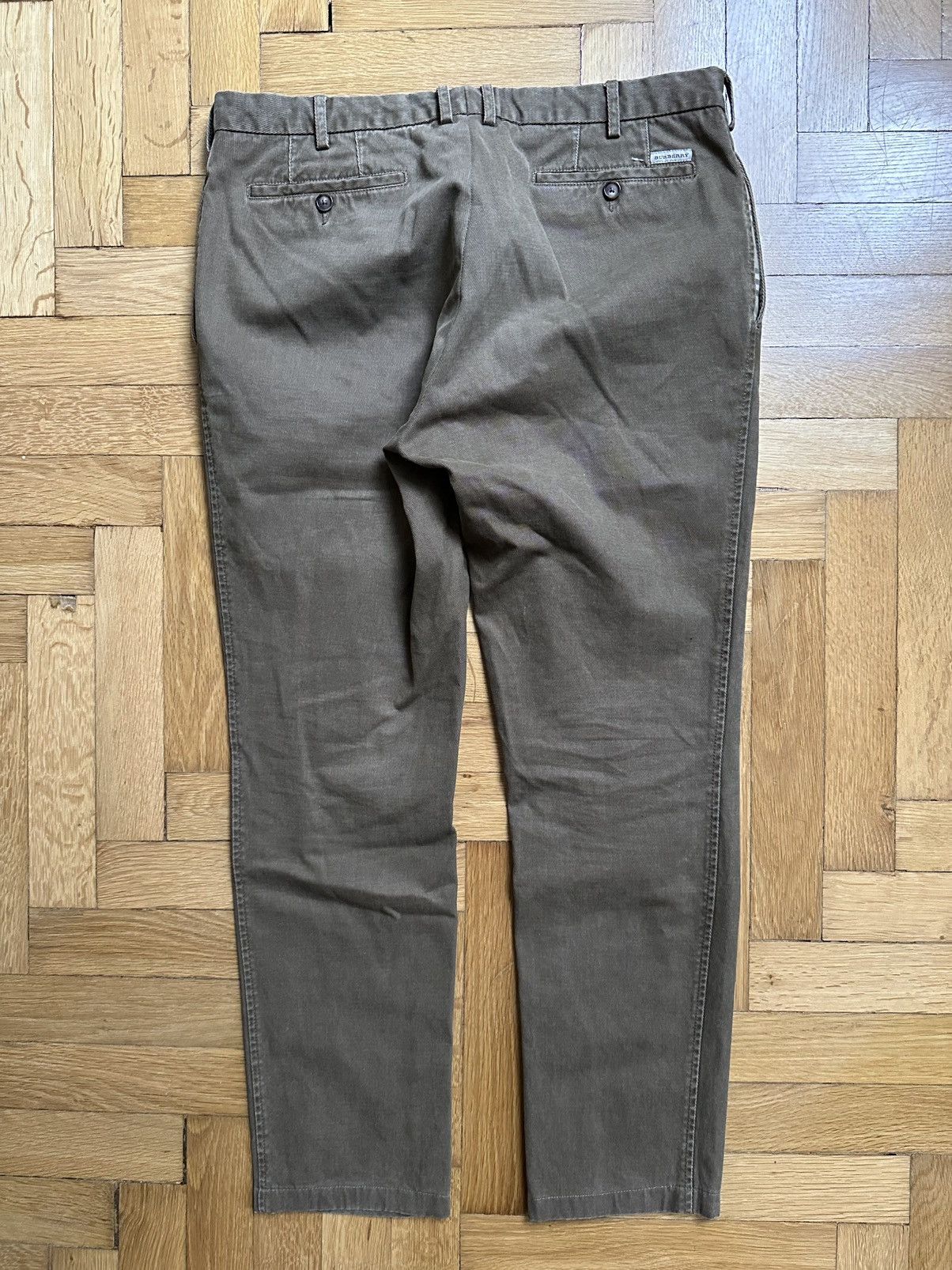 Burberry Burberry London Slim Fit Luxury 00s Rare Color Classic Pants Size US 36 / EU 52 - 3 Thumbnail