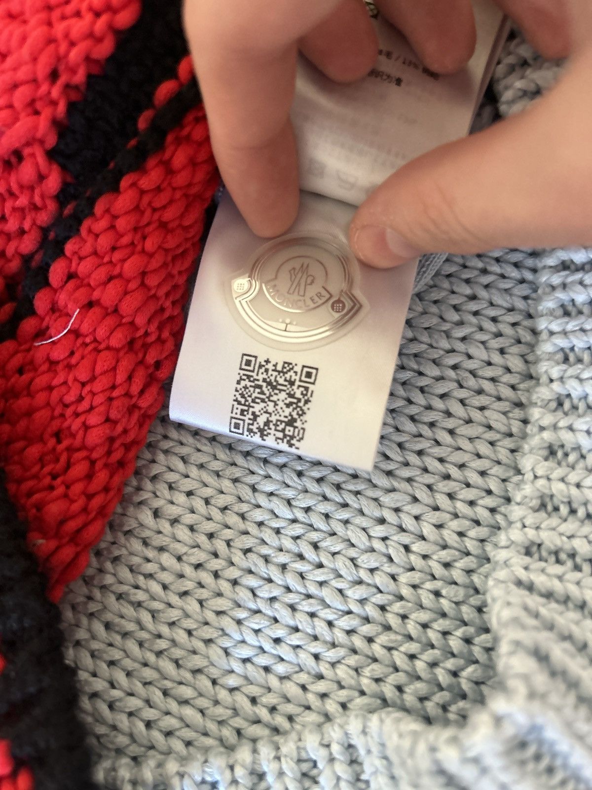 Moncler Moncler Peanuts Snoopy Tricot Knit Sweater Light blue Size US XS / EU 42 / 0 - 9 Thumbnail