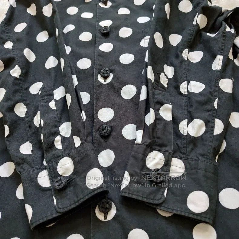 Comme des Garcons Comme des Garcons Black Polka Dot Shirt Size US S / EU 44-46 / 1 - 6 Thumbnail