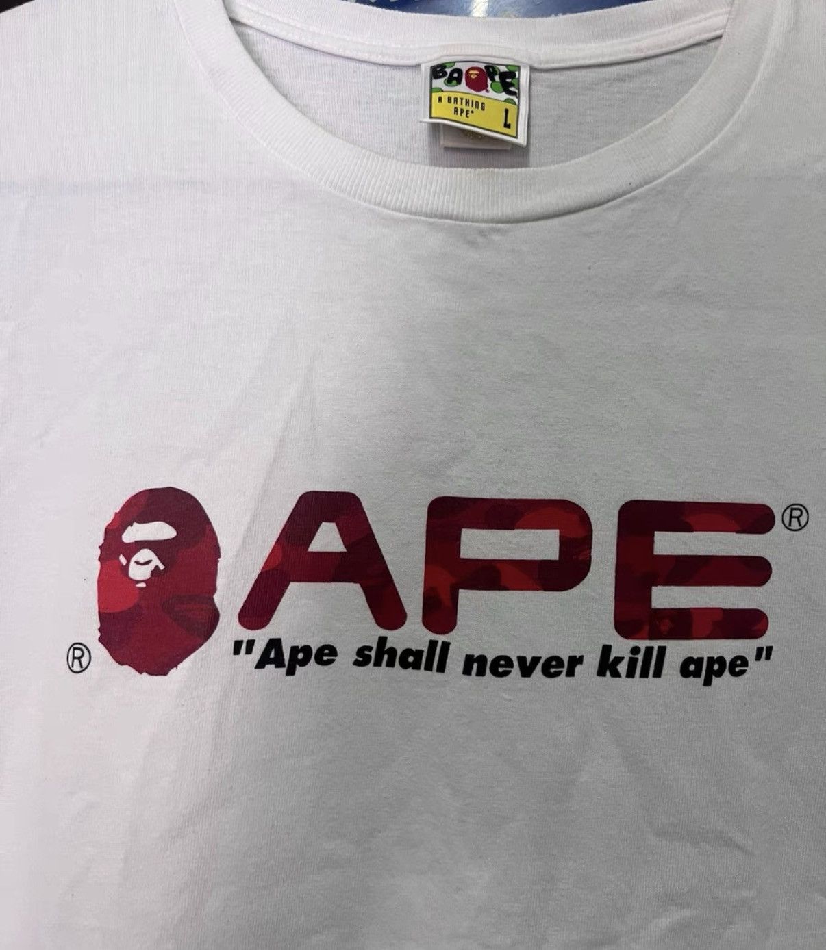 Bape BAPE OG Nigo Era, White Short Sleeve Size US L / EU 52-54 / 3 - 2 Thumbnail
