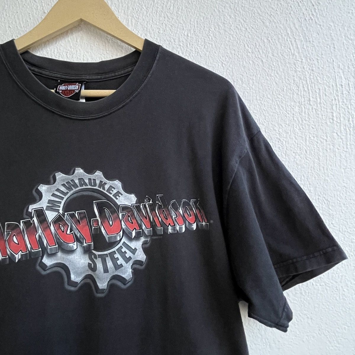 Harley Davidson Vintage Y2K Harley Davidson Barrigada Guam TShirt Size US L / EU 52-54 / 3 - 6 Thumbnail