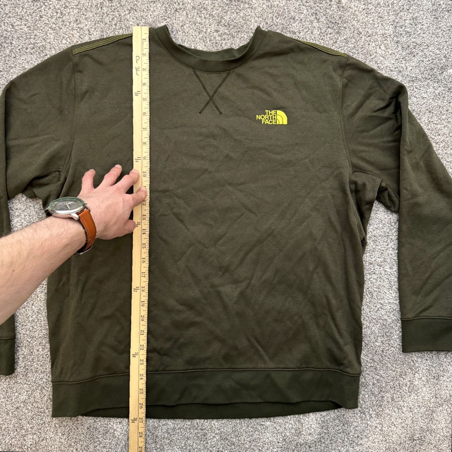 The North Face The North Face Mountain Athletics Sweater Mens XL Green Crewneck Pullover Fleece Size US XL / EU 56 / 4 - 2 Thumbnail