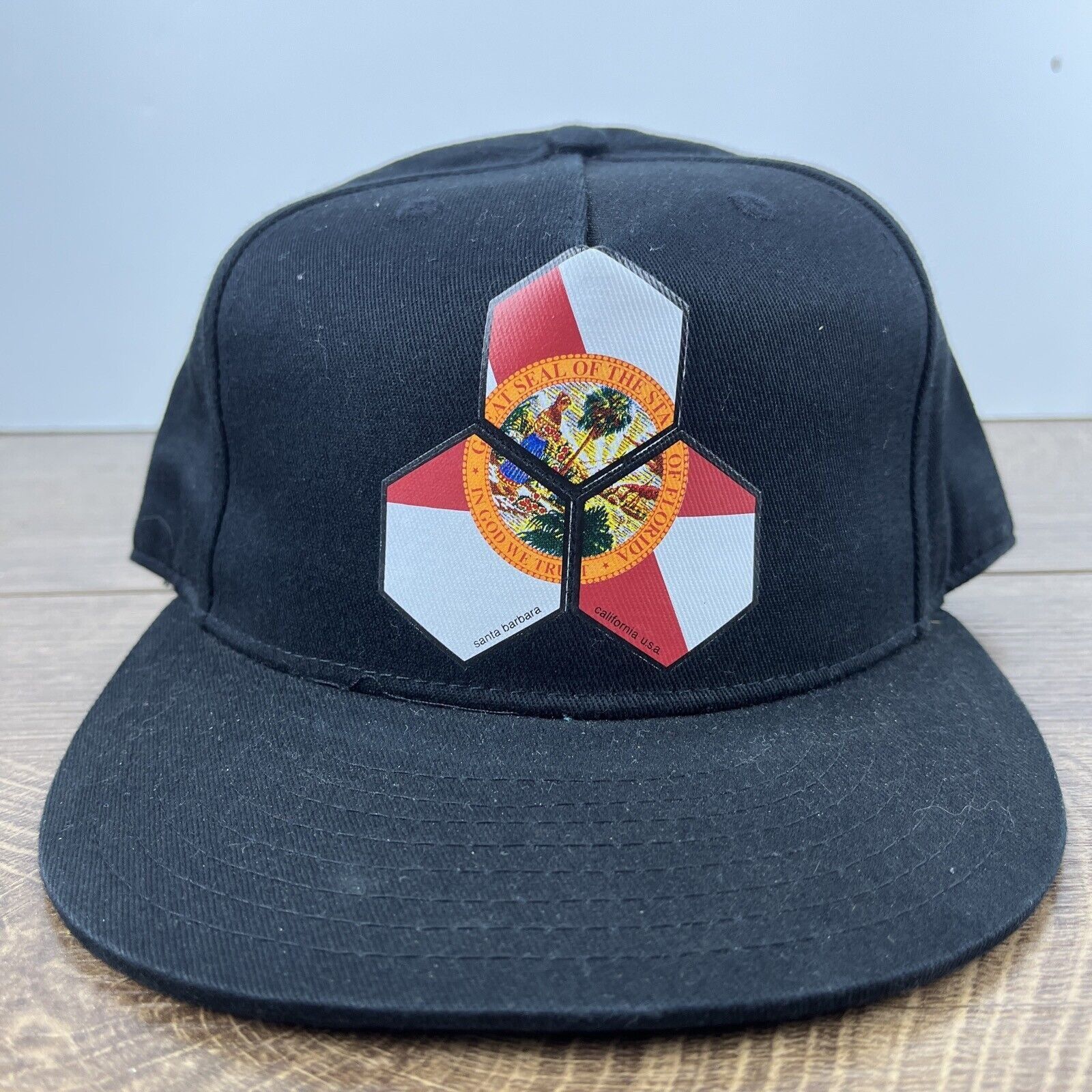 Other Florida Hat Seal of State Black Hat Snapback Adjustable Adul Size ONE SIZE - 1 Thumbnail