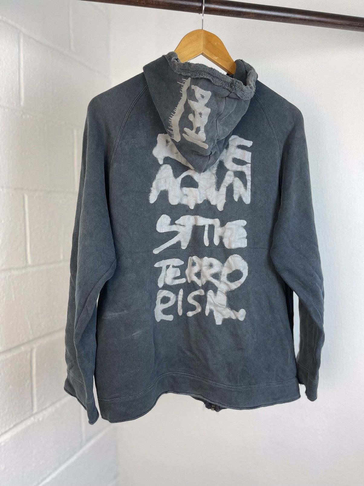 If Six Was Nine × Le Grande Bleu (L.G.B.) × PPFM 90s Faded distressed PPFM Zip Hoodie Size US L / EU 52-54 / 3 - 11 Thumbnail