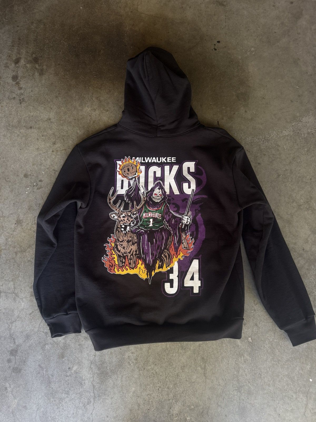 2018 Warren Lotas NBA Milwaukee Bucks Hoodie Sweatshirt